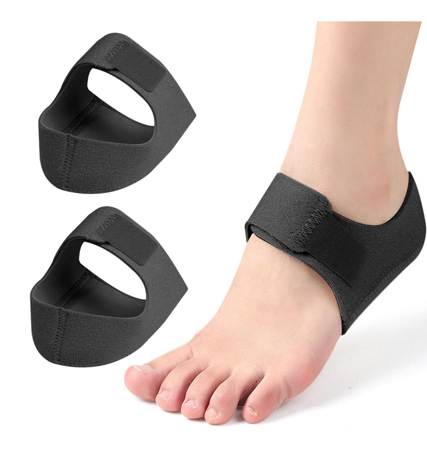 Adjustable Silicone Gel Heel Protectors - 2pcs Sleeves for Pain Relief and Comfort - Buy Online on GoSupps.com
