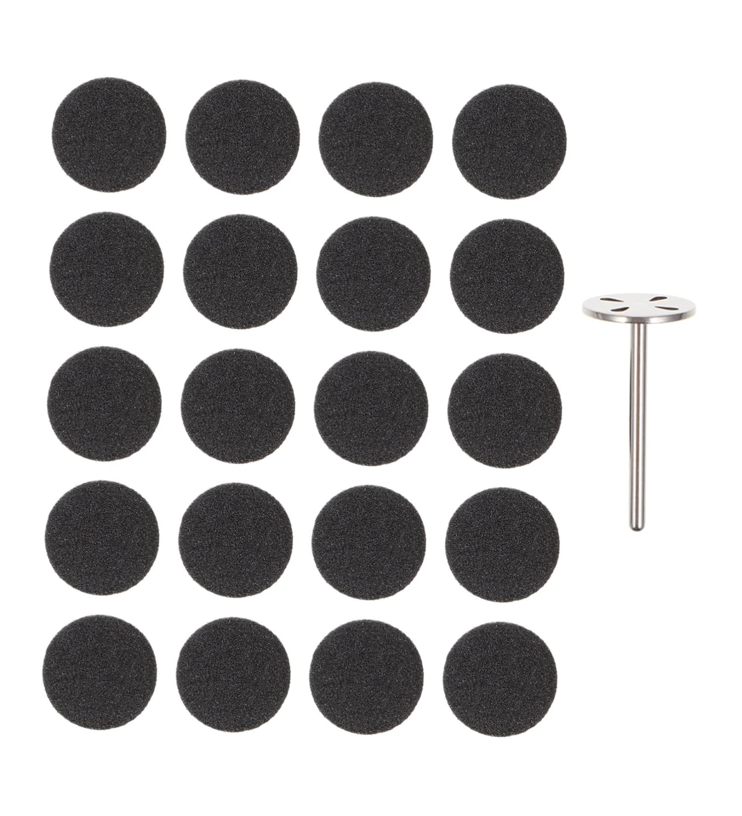 Housoutil 1 Set Nail Polishing Sheets Replaceable Sandpaper Discs Nail Art Accessories Sandpaper Metal Shaft Nail Accessories Electric Grinding Slices Pedicure Nail File Lava Stone - Buy Online on GoSupps.com