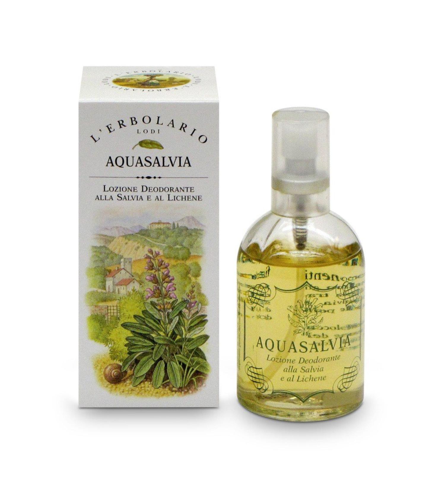 L'ERBOLARIO Salvia Deo Lozione 100ml Deodorant Lotion with Sage & Lichen