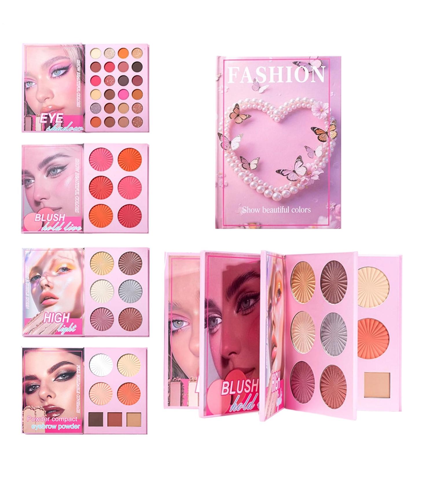 Palette de Maquillage pour Femmes | Fard Paupi res Contour R sistant l'Eau Palette Fard Paupi res Voyage Maquillage - Pour Soir e Rencontres Trajet S ance Photo Mariage Yeux Joues No l - Buy Online on GoSupps.com