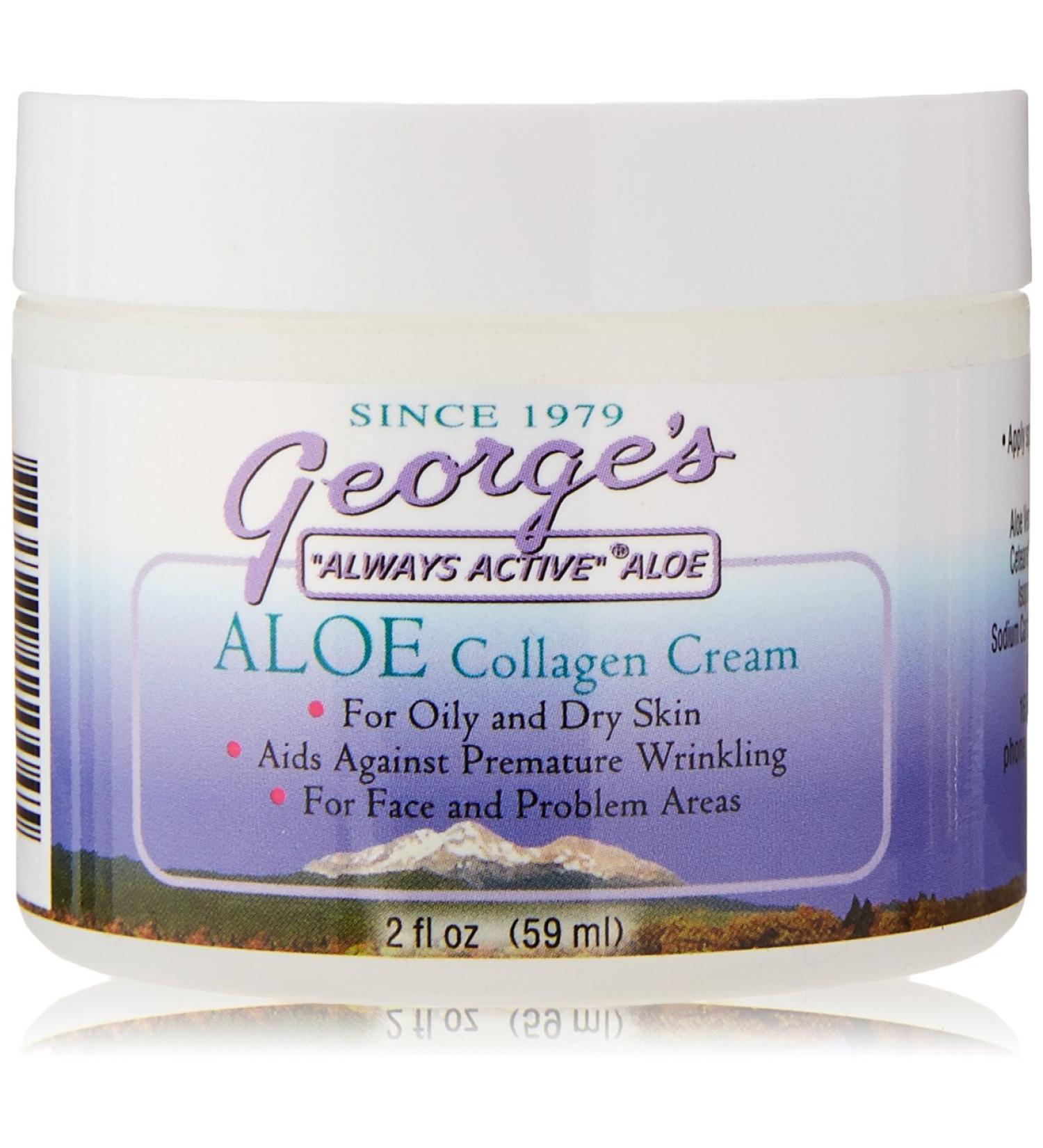 Buy Georges Aloe Collagen 2 Oz - Nourishing Skin Serum for Healthy Glow | International Shipping Available - Buy Online on GoSupps.com