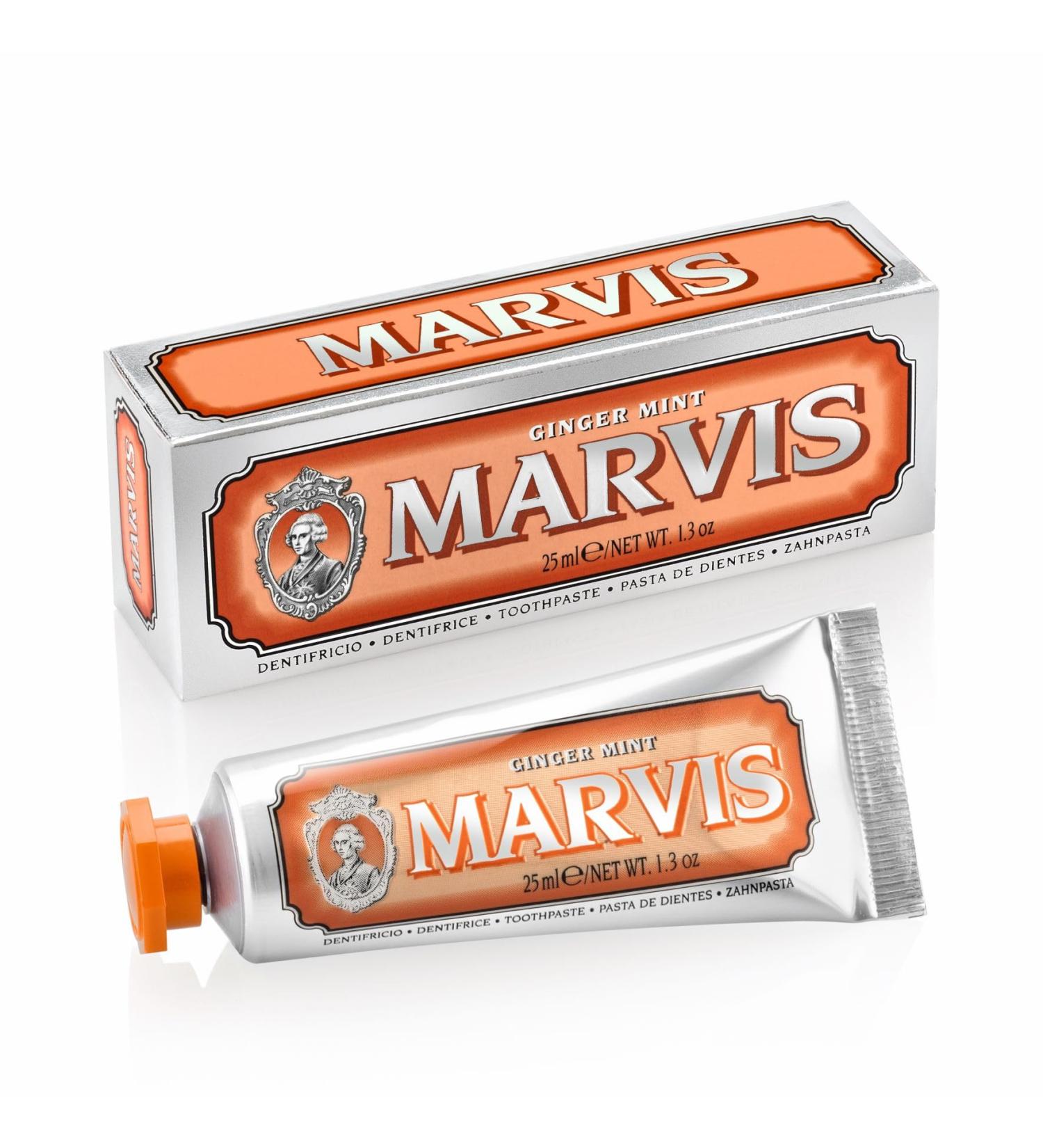 Buy Marvis Ginger Mint Toothpaste 25 ml - Premium Freshness & Flavor | International Shipping - Buy Online on GoSupps.com