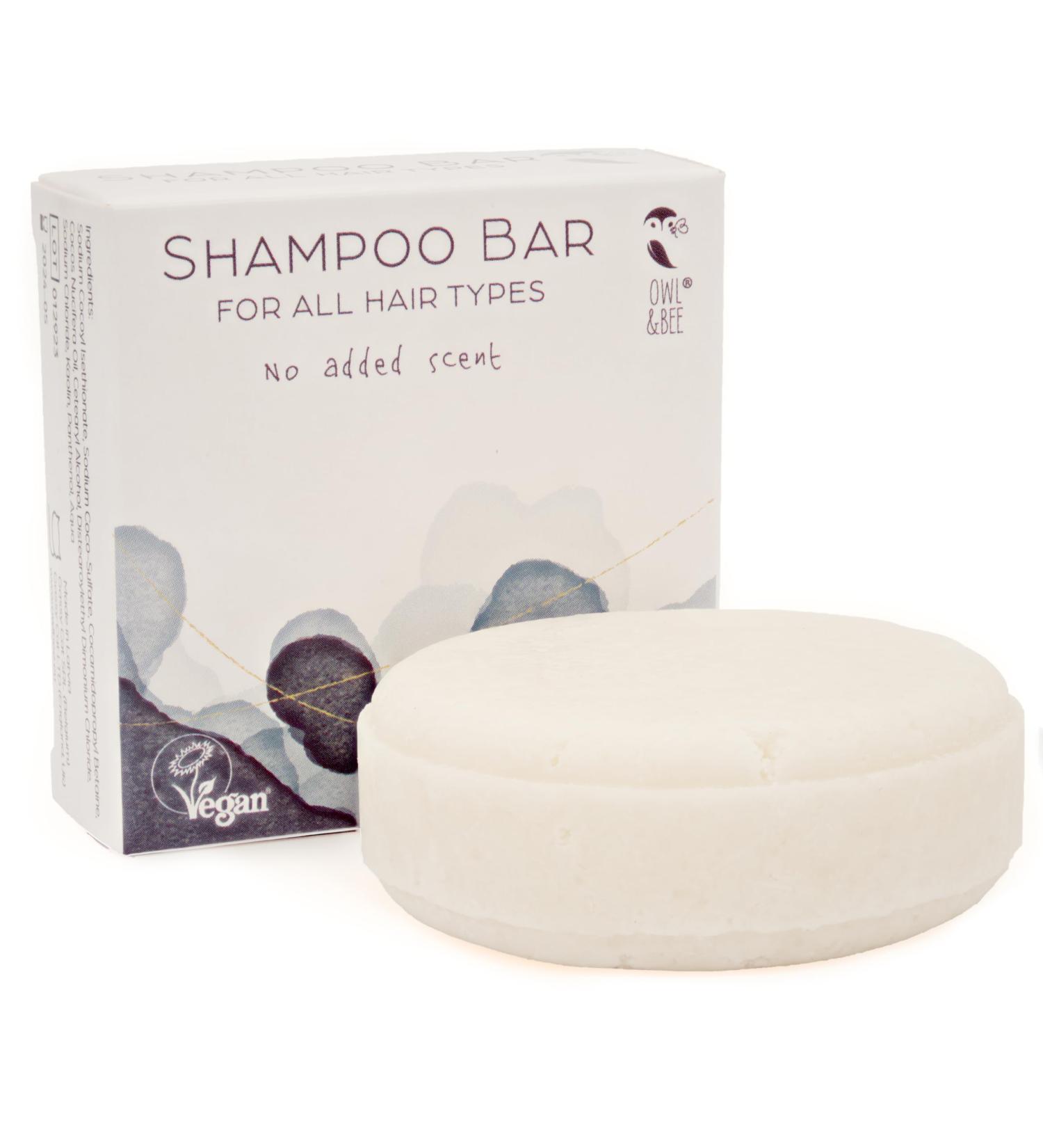 Owl & Bee - Solid Shampoo - All Hair Types - No Added Fragrance - Buy Online on GoSupps.com