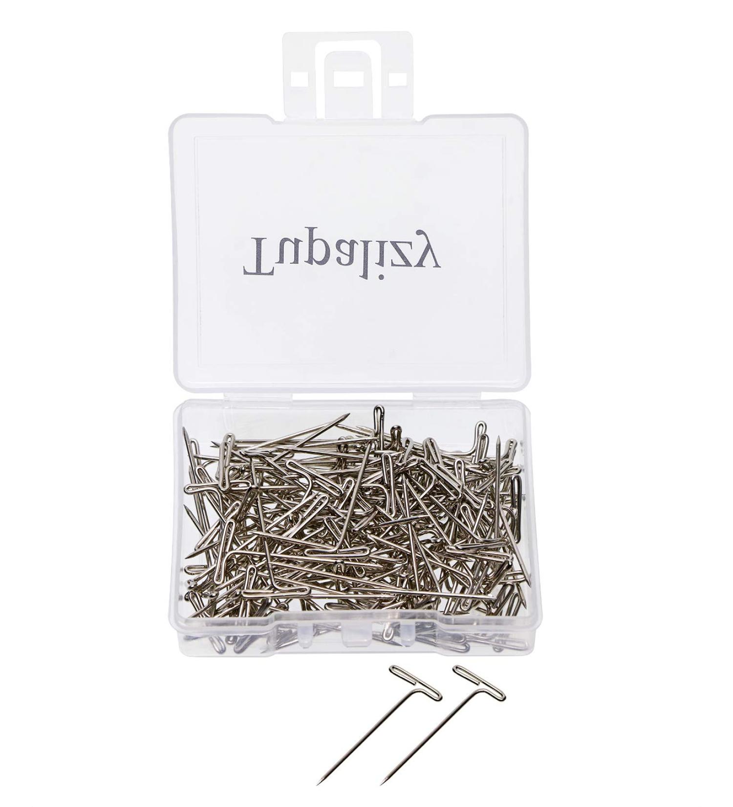 120PCS 1 Inch Nickel Plated Steel T-Pins - Durable Tupalizy T-Pins for Sewing & Crafting - Buy Online on GoSupps.com