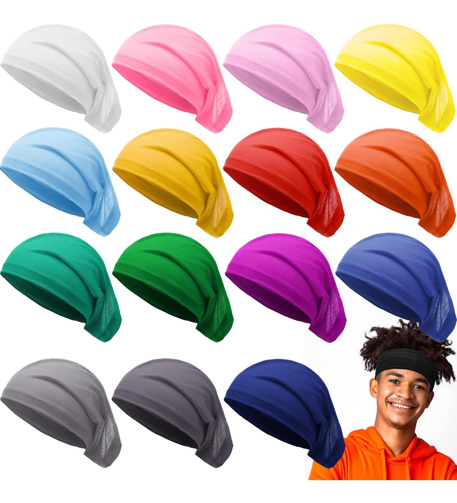 Dreadlock Cap Set - 16 Pieces Unisex Spandex Durag Tube for Long Hair - Men and Women - Buy Online on GoSupps.com