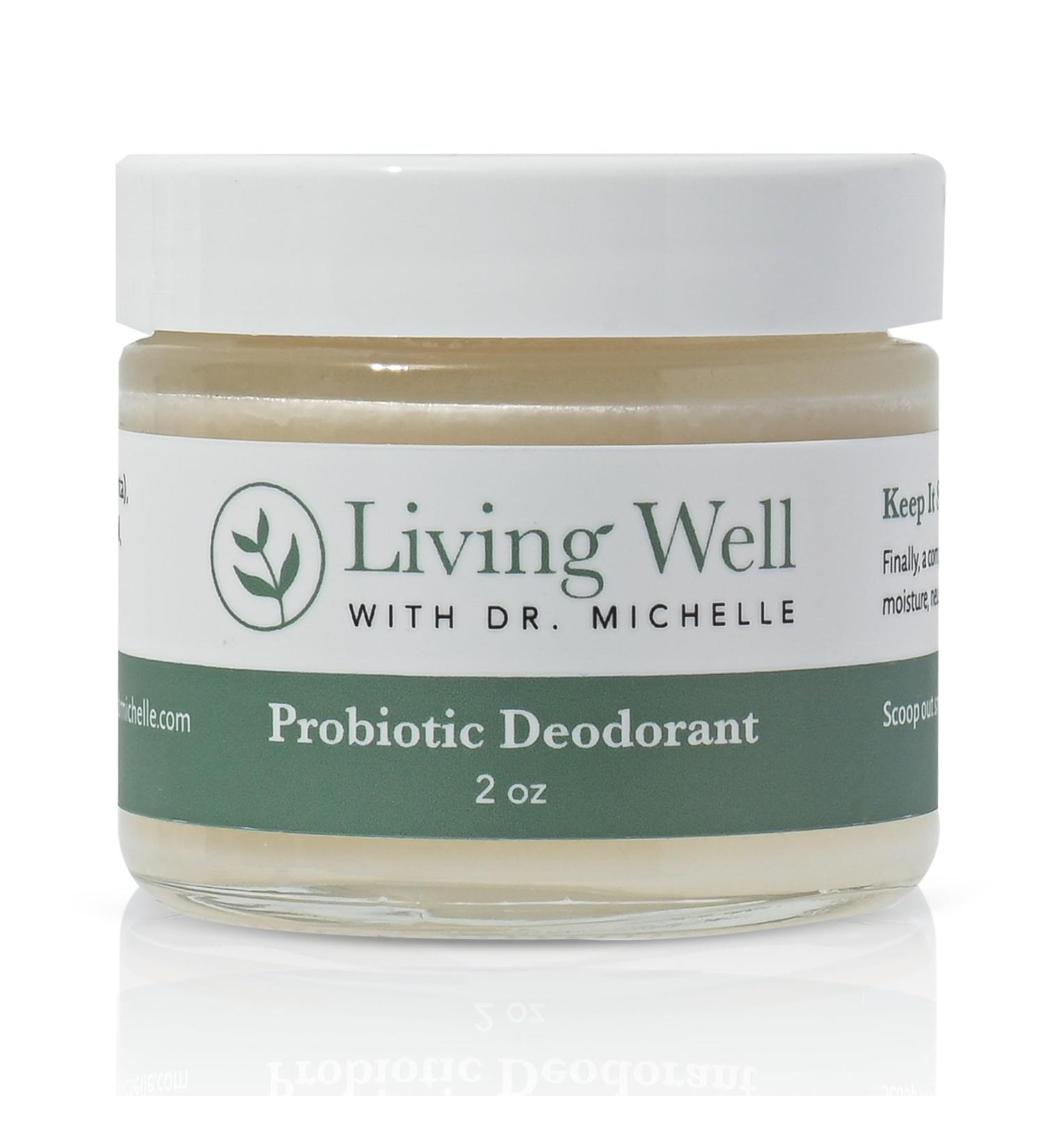 Natural Probiotic Deodorant | Unscented for Men & Women | Aluminum-Free & Paraben-Free | Safe for Sensitive Skin - Buy Online on GoSupps.com