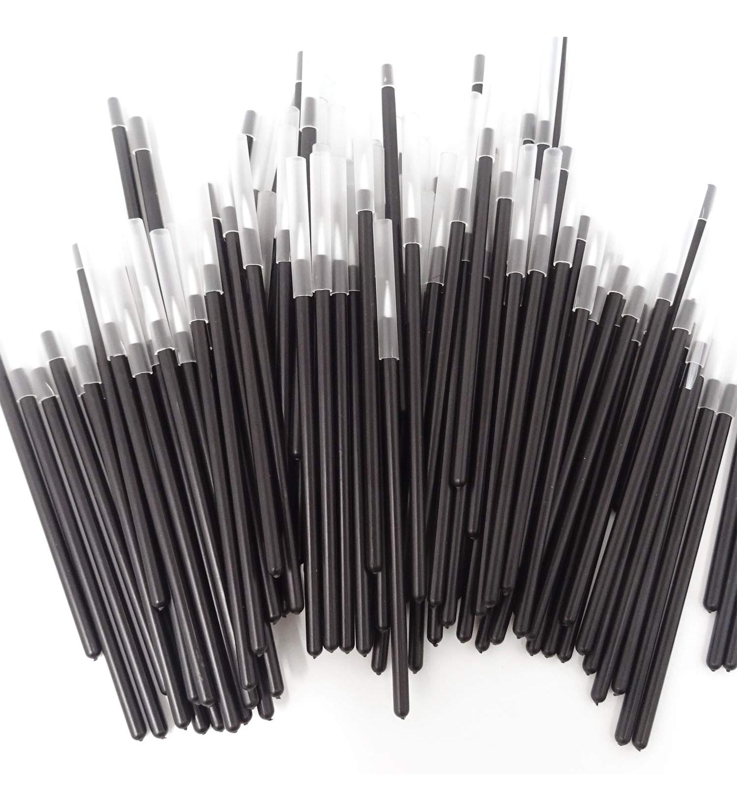 Honbay 100PCS Disposable Eyeliner & Lip Liner Brushes - Makeup Tool (White Fiber Head) - Buy Online on GoSupps.com