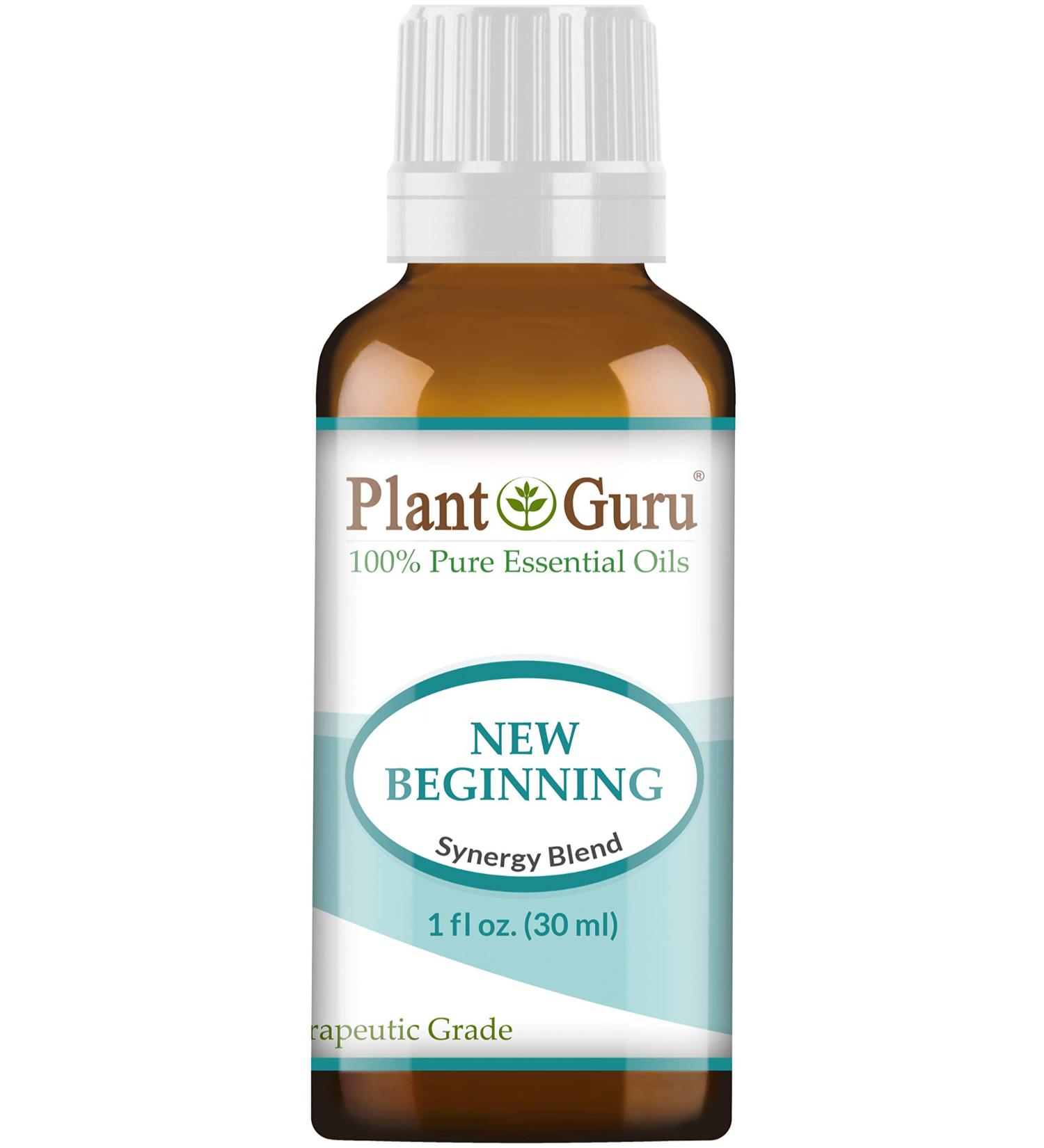 New Beginning Essential Oil Blend 1 oz /30 ml 100% Pure Undiluted Therapeutic Grade. Centering Meditation Yoga Relaxation Mood Uplifting Calming Diffuser.