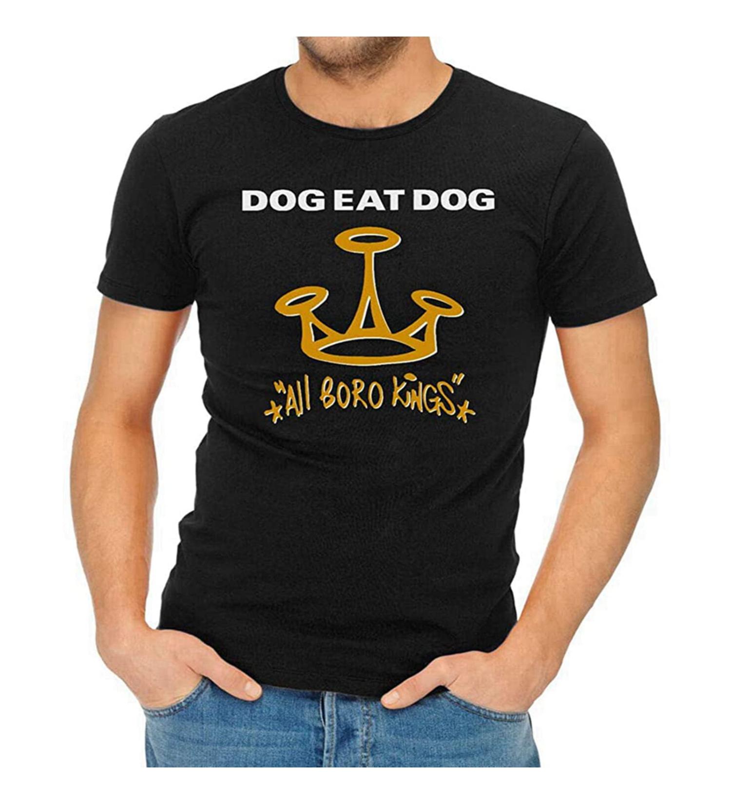 Men's Dog Eat Dog All Boro Kings 1994 Album Cover T-Shirt XXL - Black | International Shipping Available - Buy Online on GoSupps.com