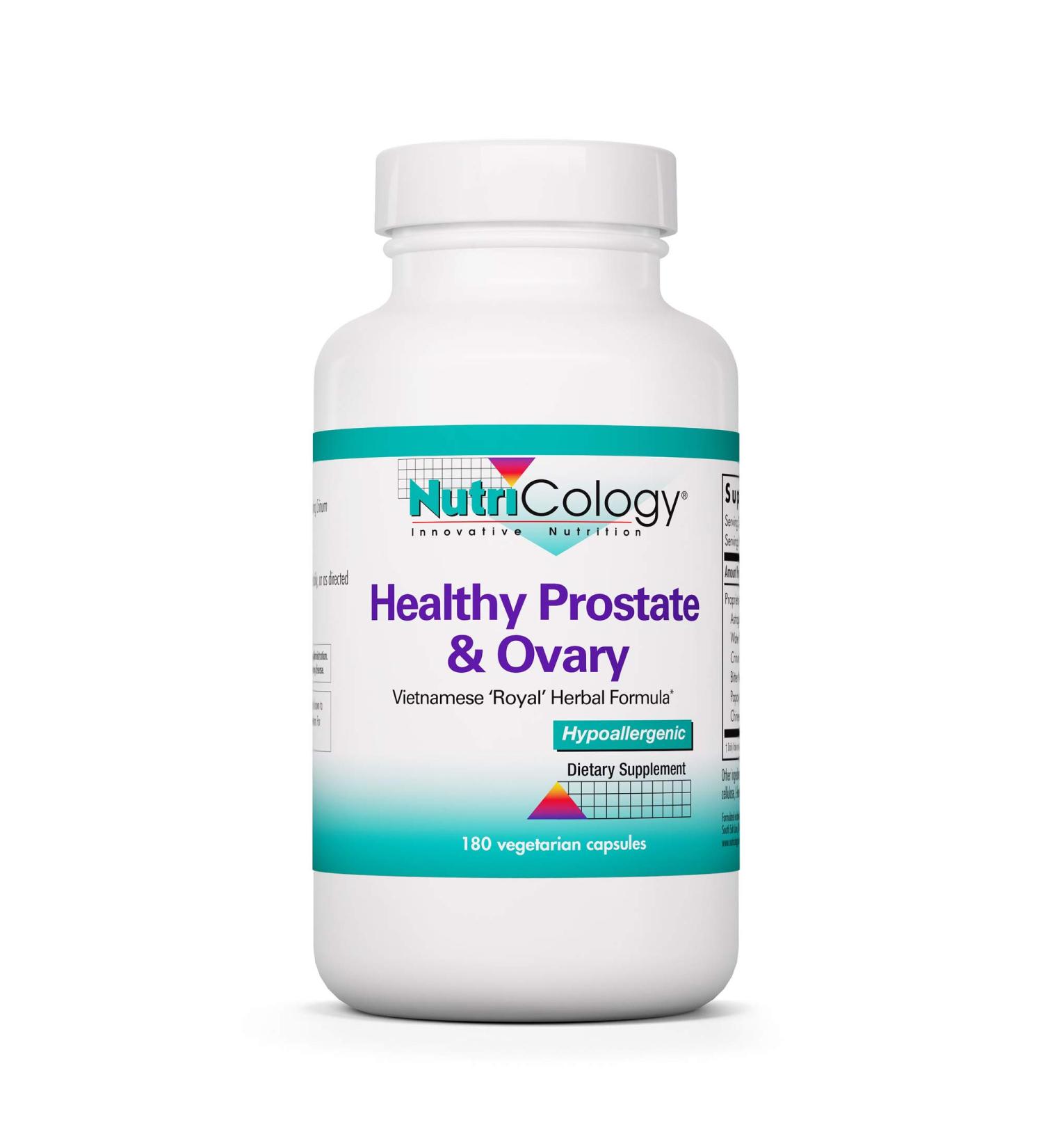 Nutricology Healthy Prostate & Ovary - 180 Vegetarian Capsules for Optimal Support - Buy Online on GoSupps.com