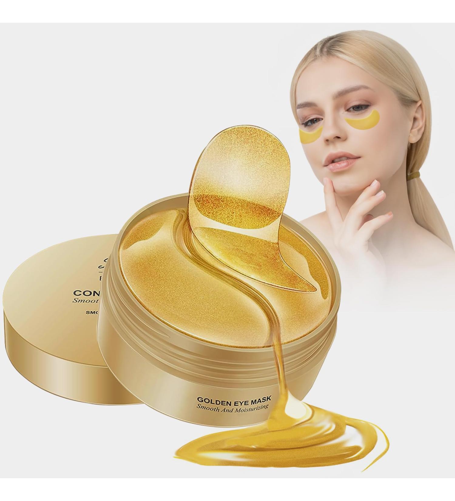 Gold Under Eye Patches for Puffy Eyes, Dark Circles, and Wrinkles - 30 Pairs - Buy Online on GoSupps.com