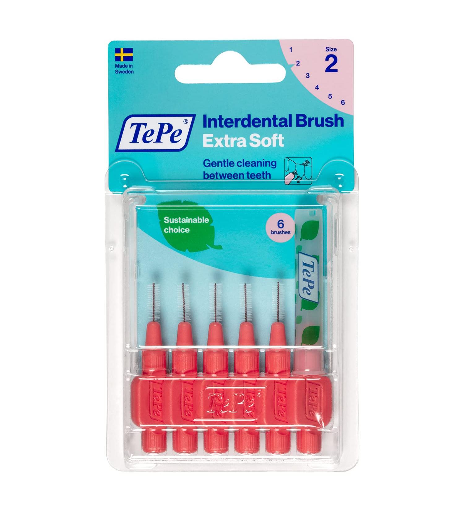Buy TEPE Interdental Brush X-Soft 0.5mm - 6 Pack | Best International Shipping & Dental Care - Buy Online on GoSupps.com