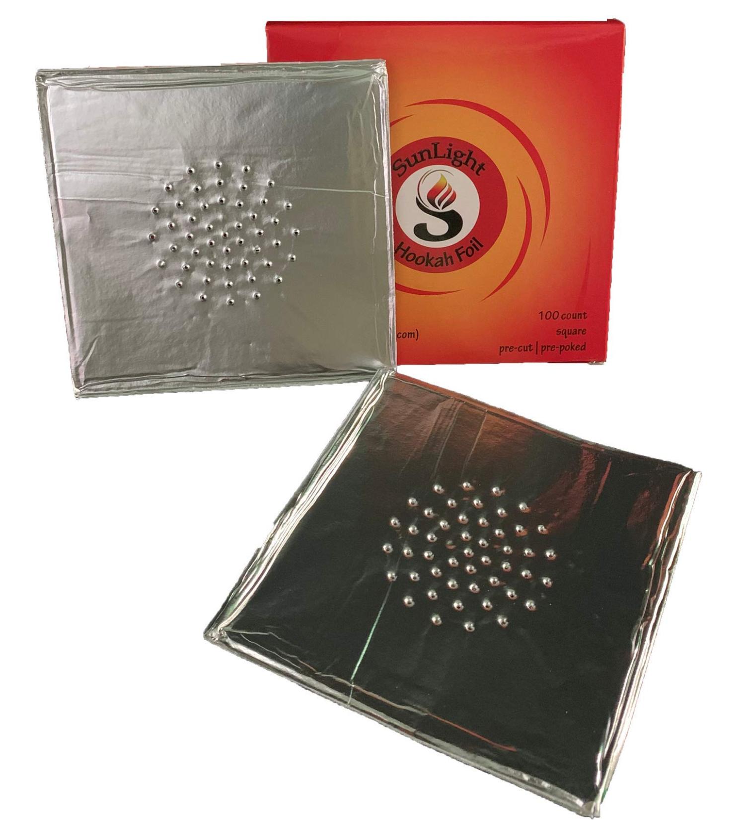 Aluminum Foil Square (Regular) - 100 Count - Buy Online on GoSupps.com