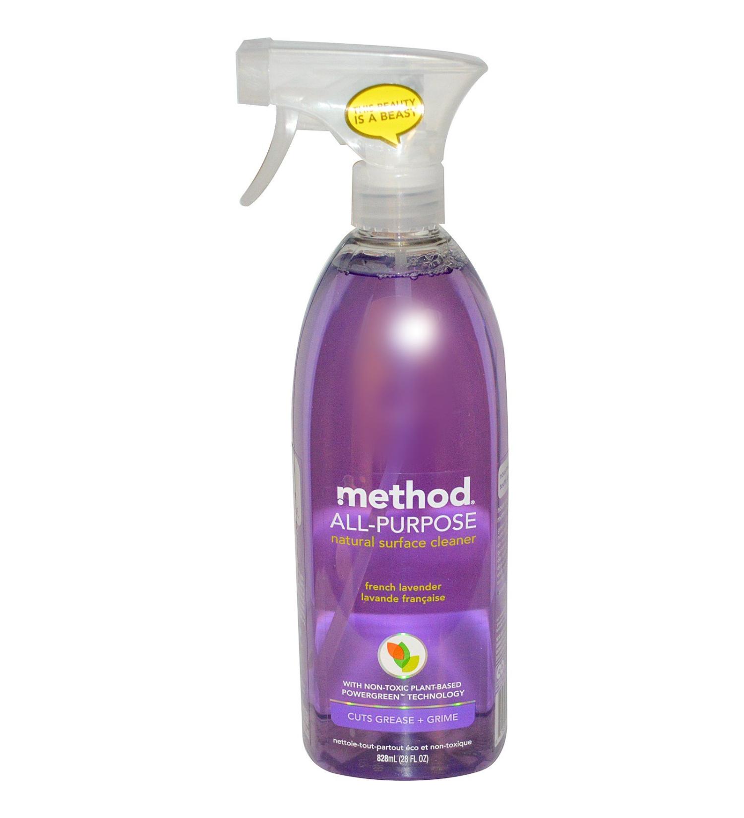 Method All-Purpose Natural Surface Cleaner French Lavender 28 fl oz (828 ml) - 2pc