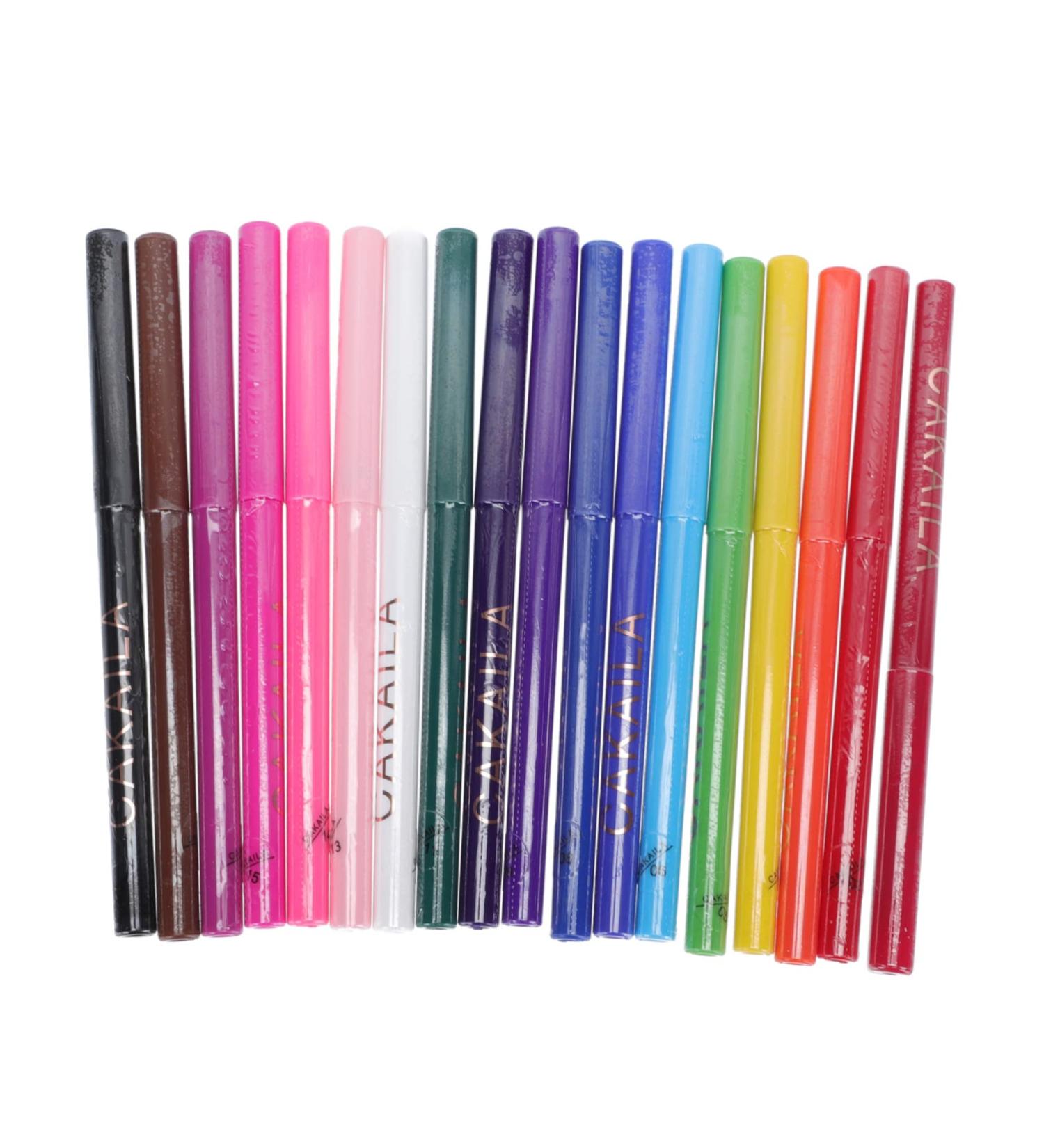 Didiseaon 18pcs Eyeliner Cosmetics Tools Colorful Eye Line Pencils Makeup Accessories Woman Makeup Tools Cosmetics Eye Line Pencils - Buy Online on GoSupps.com