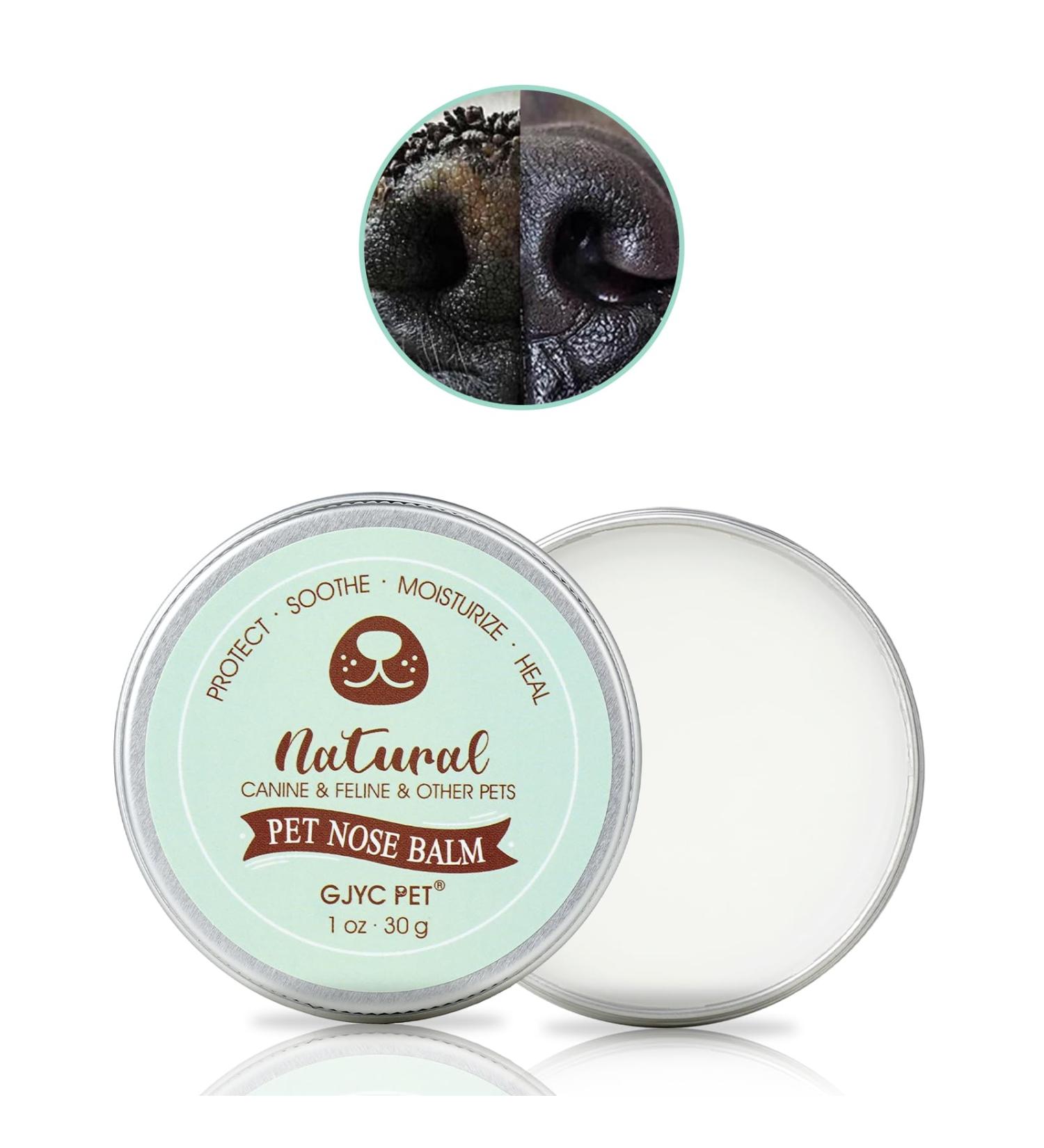 1 oz Herbal Nose Balm for Dogs - Natural Relief for Dry Cracked Noses | Moisturizing Pet Care - Buy Online on GoSupps.com