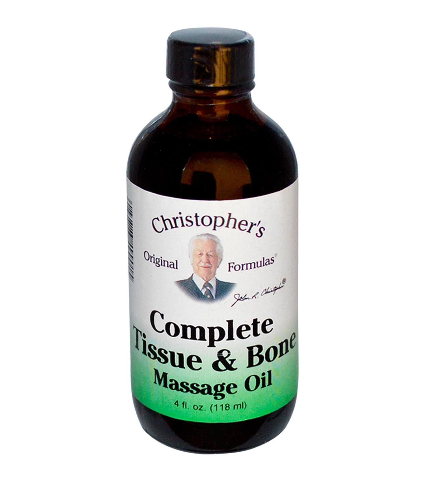 Christopher's Original Formulas Complete Tissue & Bone Massage Oil 4 fl oz (118 ml)