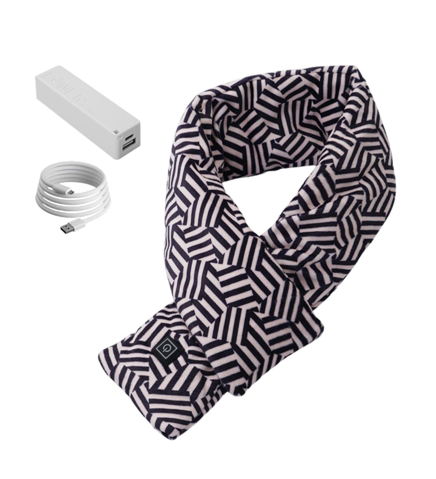 WKshuFT Heated Scarf USB Electric Heated Scarves The Best Gift for Your Parents Upgraded Heated Neck Wrap Heat Scarves with Heating Pad Winter Neck Warmer for Women Men(A) - Buy Online on GoSupps.com