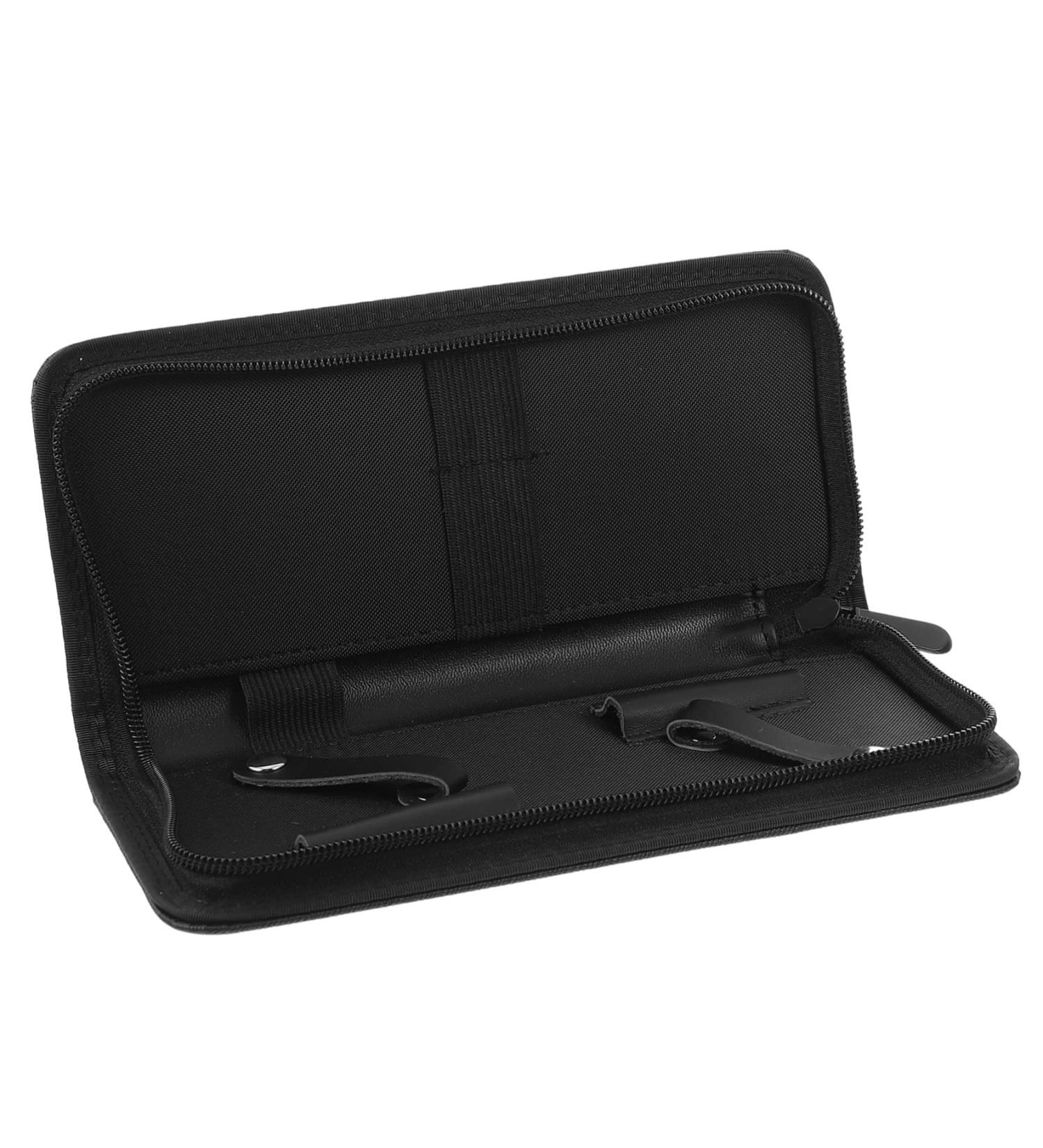 Professional Hair Stylist Kit - Leather Scissor Holder & Barber Tool Tote Bag for Travel | Perfect Hairdressing Pouch - Buy Online on GoSupps.com