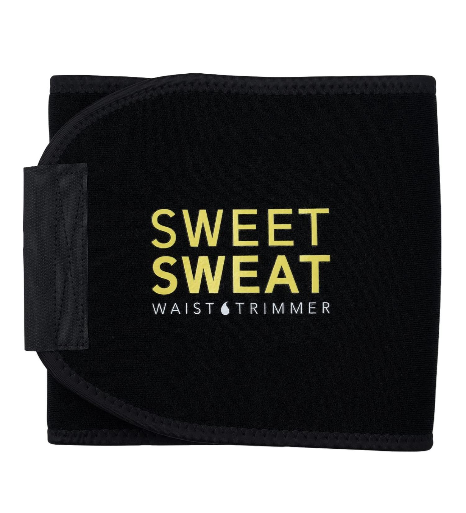 Sweet Sweat Waist Trimmer Belt - Small Black & Yellow | Sports Research - Buy Online on GoSupps.com