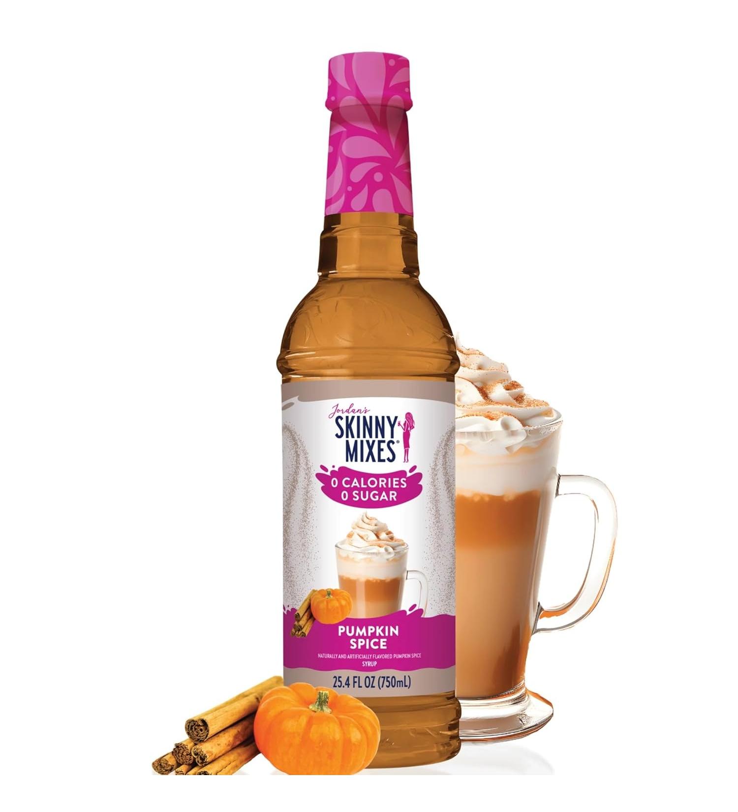 Jordan's Skinny Mixes Sugar Free Coffee Flavoring Syrup  Pumpkin Spice 25.4 Fl Oz 25.4 Fl Oz (Pack of 1) Pumpkin Spice - Buy Online on GoSupps.com