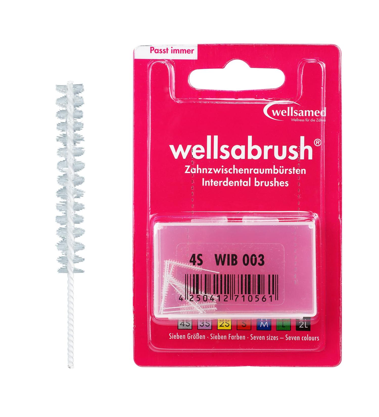 Wellsamed Wellsabrush Interdental Brushes Refill Pack - 4S 0.4mm 10 Pieces - White | International Shipping Available - Buy Online on GoSupps.com