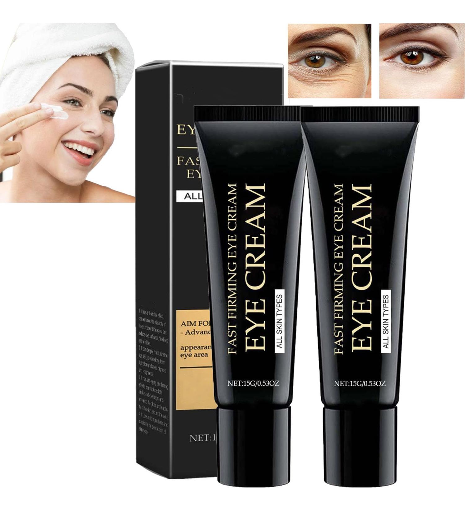  homomdy Set of 2 instant lifting face creams firming eye serum eye cream for under-eye bags and wrinkles anti-aging cream for tight skin instant eye lift eliminates - Buy Online on GoSupps.com