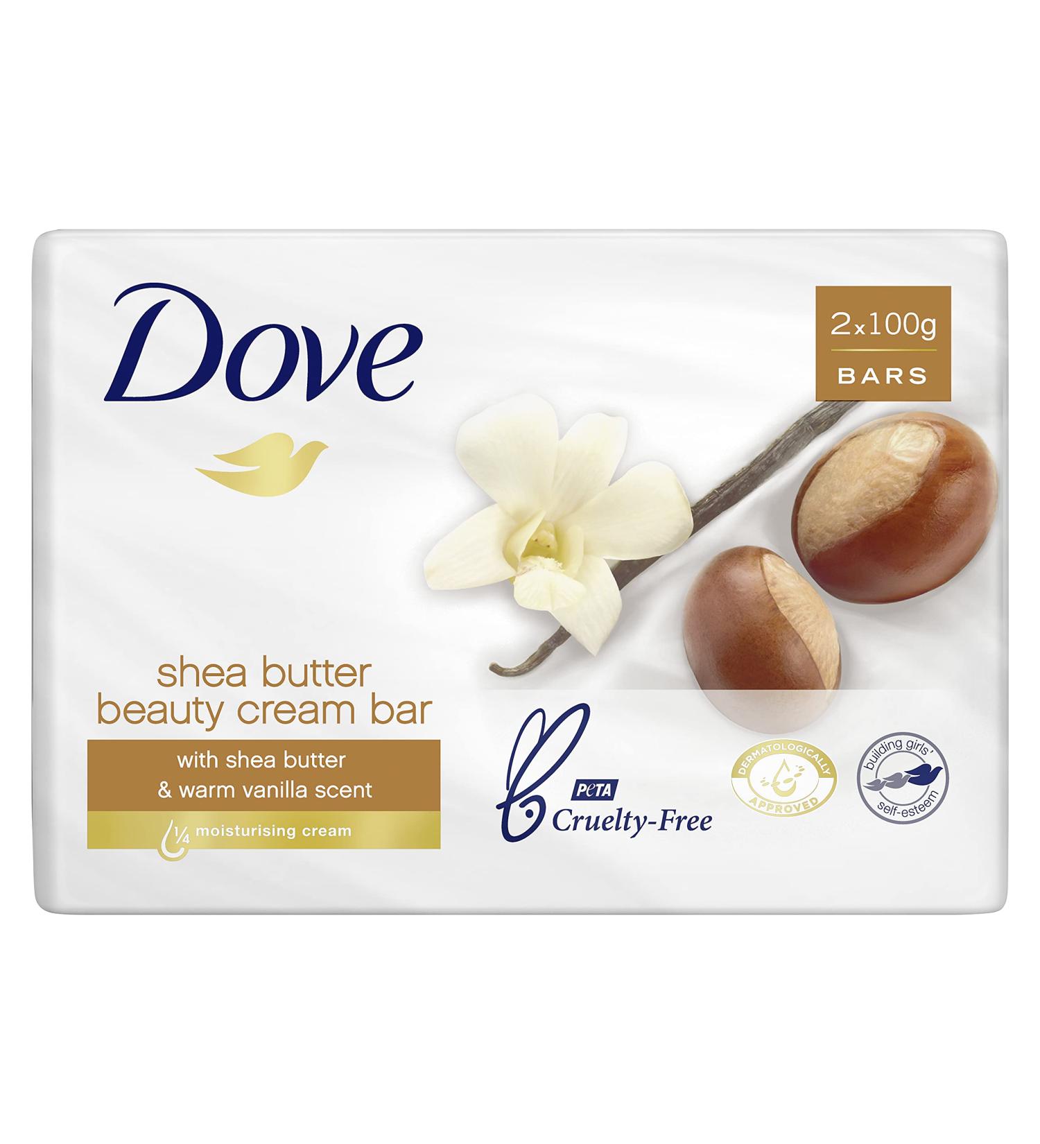 Dove Purely Pampering Shea Butter & Warm Vanilla Scent Bar Soap - 2 x 3.5 Oz (2 Count) - Buy Online on GoSupps.com