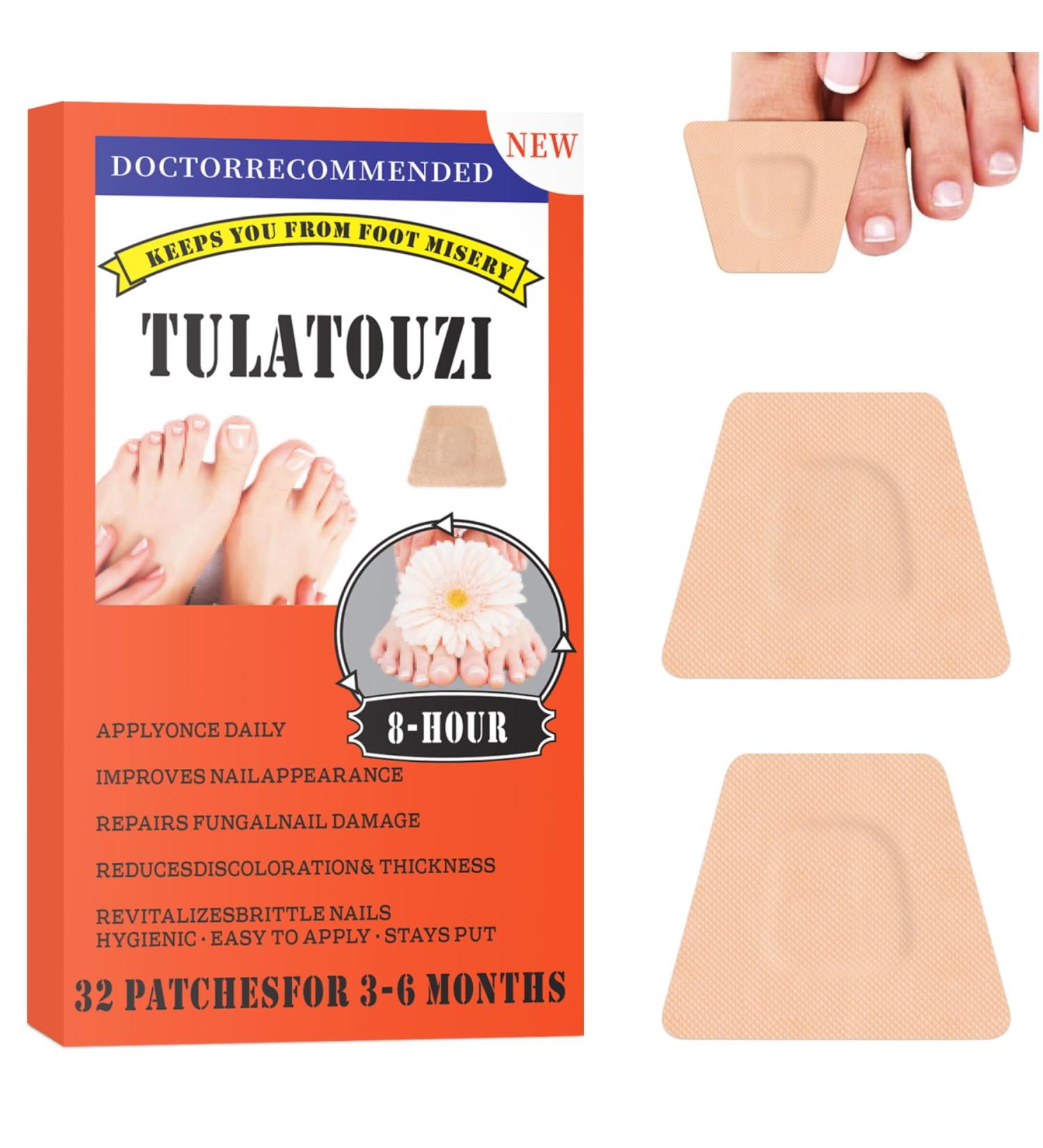 Extra Strength Toenail Fungus Treatment - 32 Pcs Nighttime Renewal Patch for Fast Relief & Visible Results - Buy Online on GoSupps.com