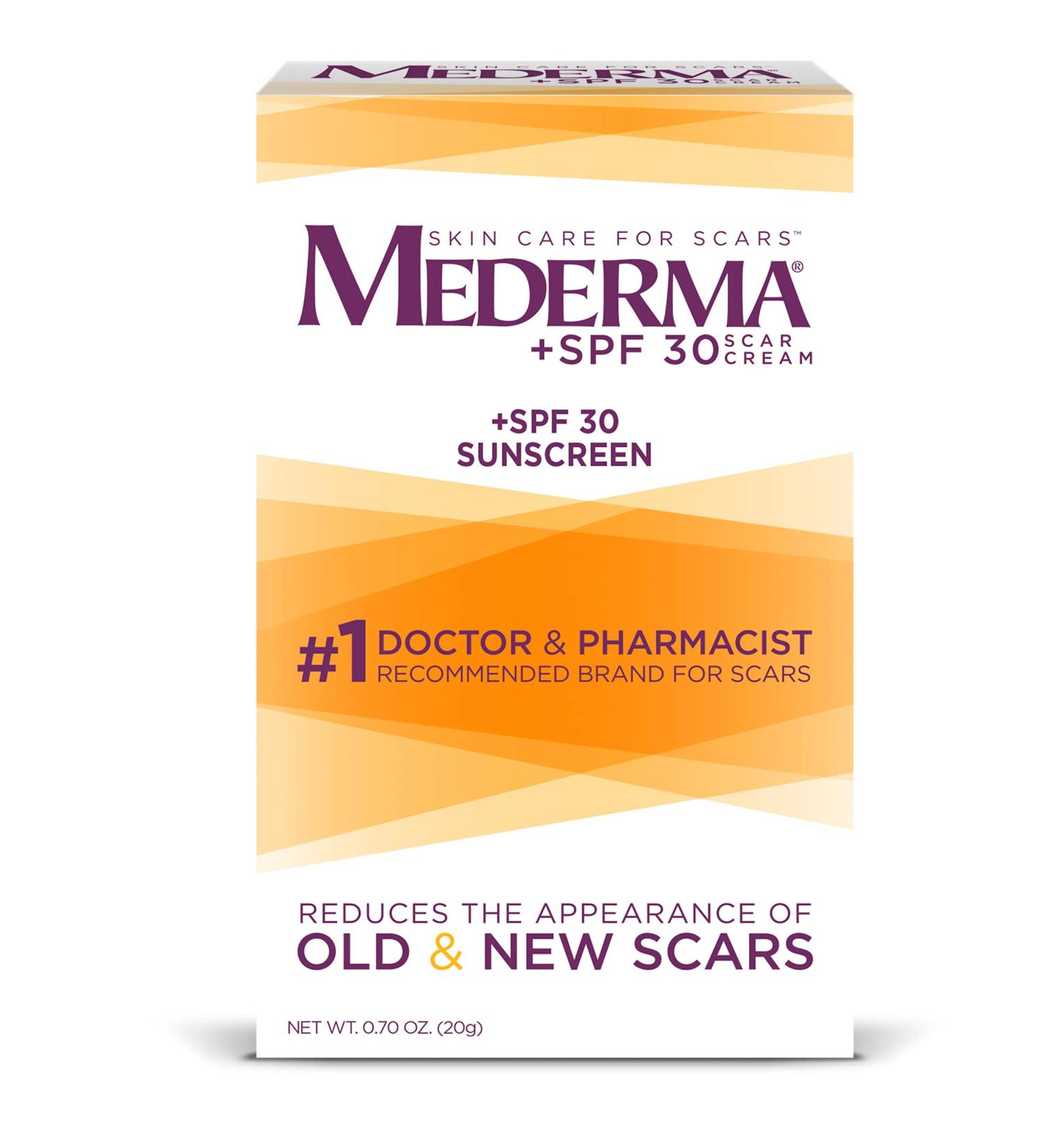 Mederma Scar Cream SPF 30 0.7 oz - Topical Gel for Scar Treatment with Sun Protection - Buy Online on GoSupps.com