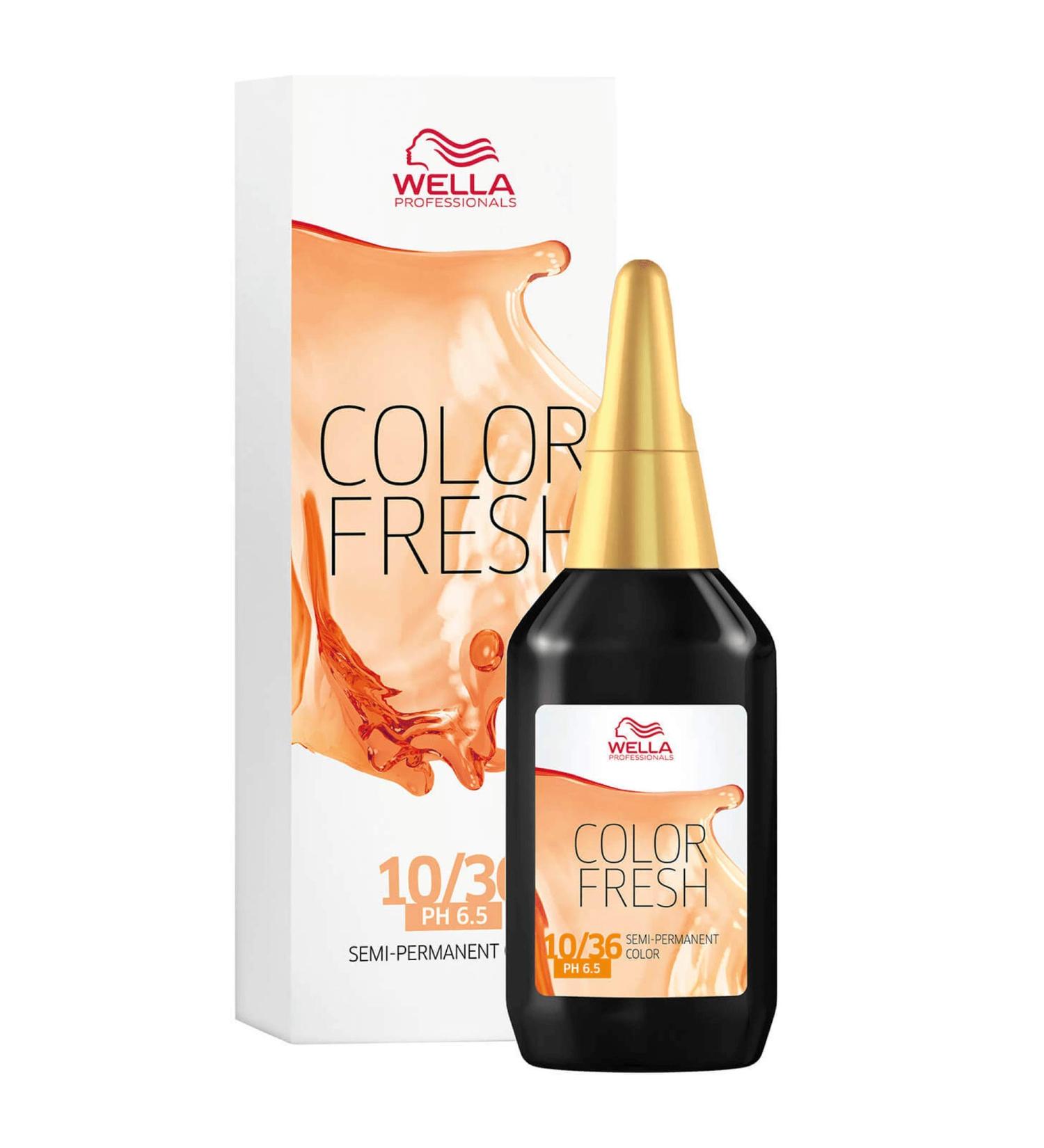 Wella Color Fresh 10/36 Lightest Gold Violet Blonde (75ml)