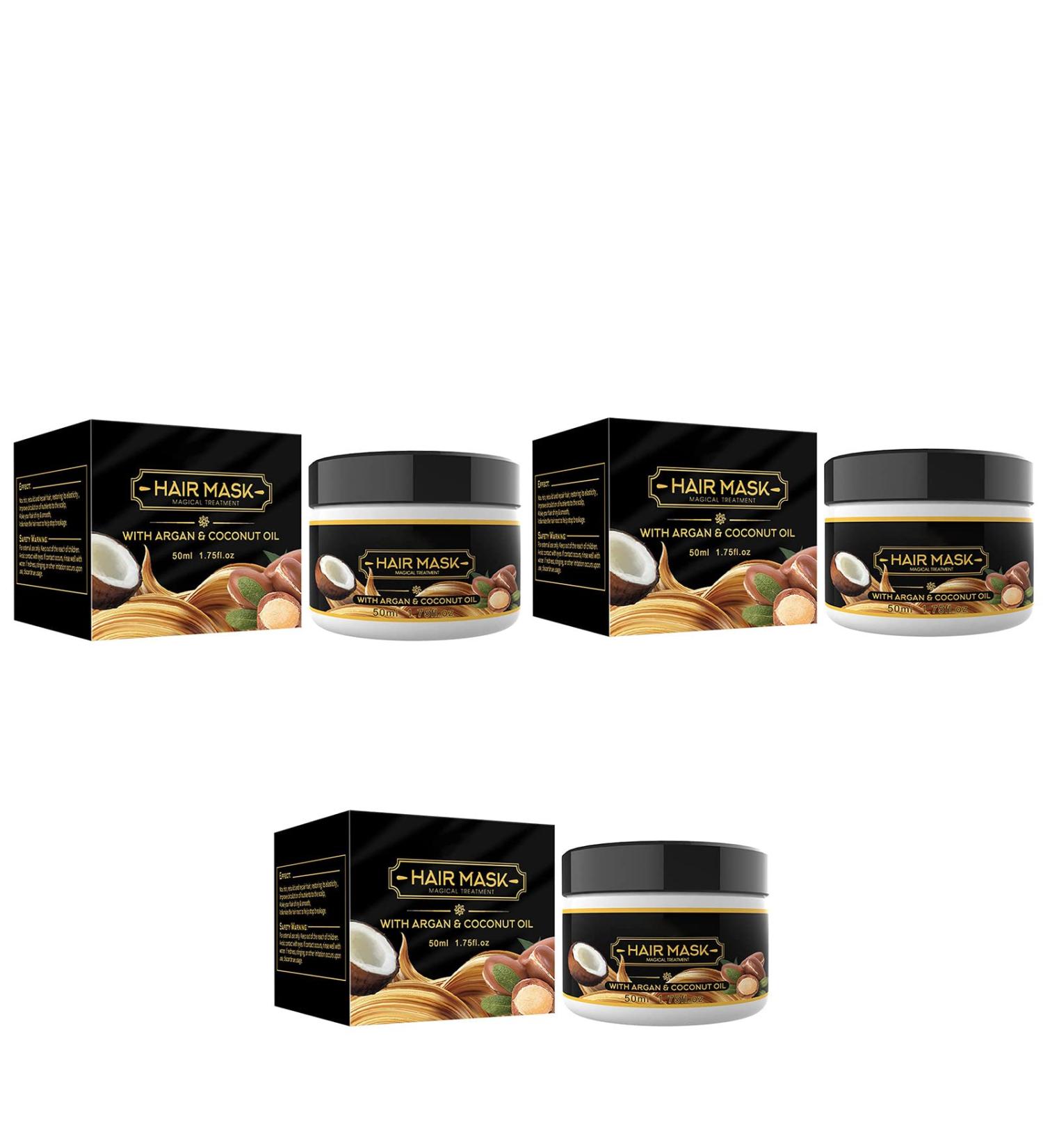 Anshka Shiny Hair Instant Keratin Hair Repair Mask Advanced Molecular Hair Roots Treatment Professtional Hair Conditioner Nutrition & Beauty Deep Conditioner Suitable for Dry & Damaged Hair 3 pieces - Buy Online on GoSupps.com