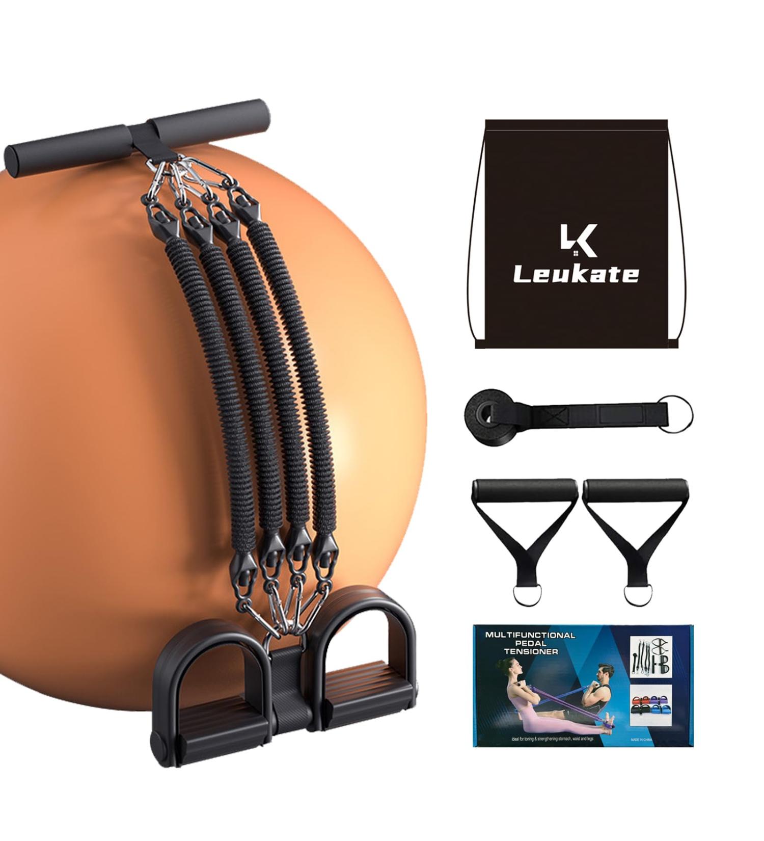 Buy Resistance Bands Set Multifunction Pedal Puller for Home Workout Strength Training Equipment for Men & Women - Black - Buy Online on GoSupps.com