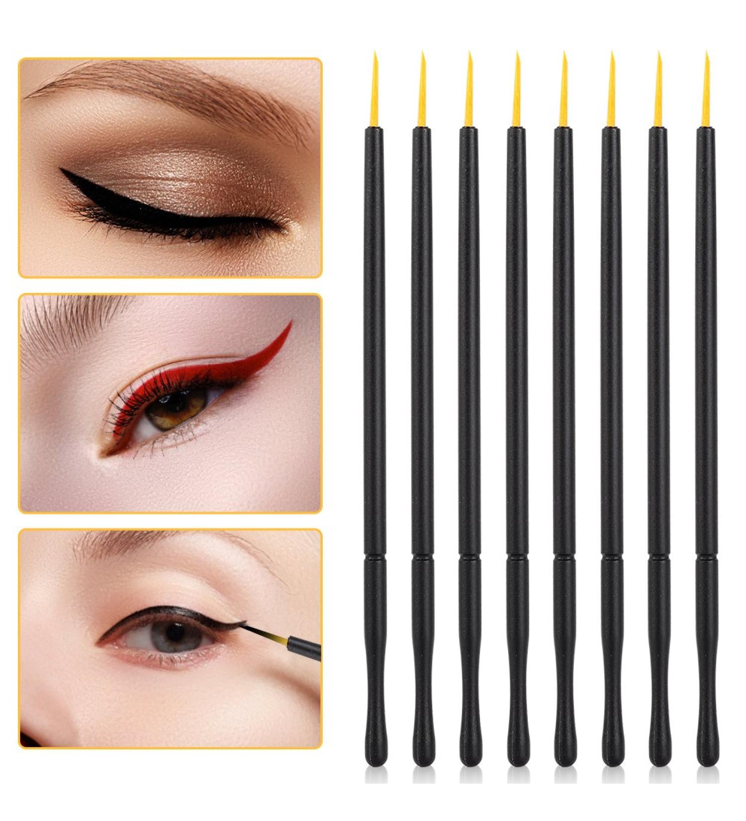 100-Piece Eyeliner Brush Set | Ultra-Fine Make-Up Tools for Precision Application - Buy Online on GoSupps.com