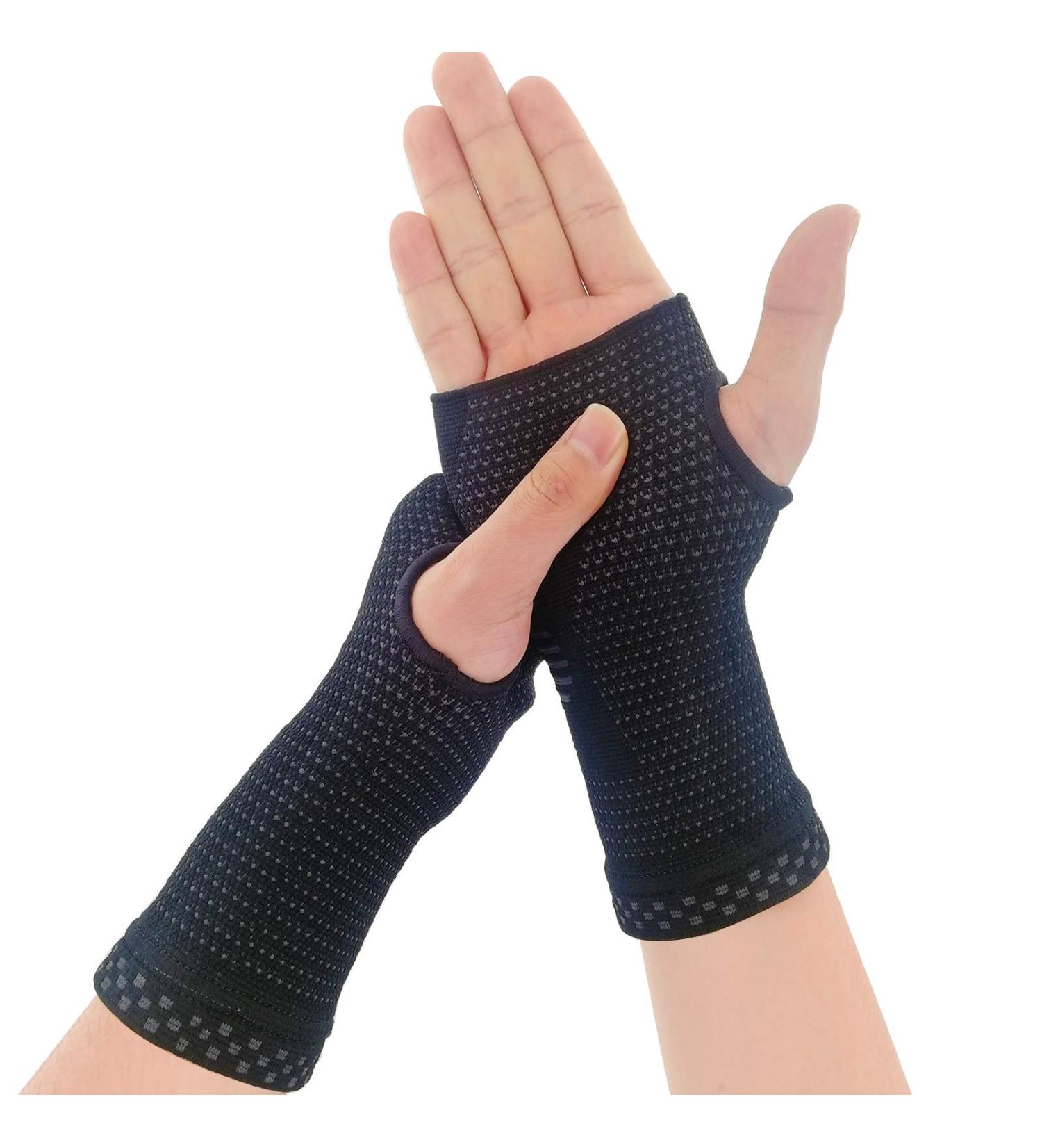 NOVAYARD Compression Gloves for Carpal Tunnel Pain Relief - Black Large - Buy Online on GoSupps.com
