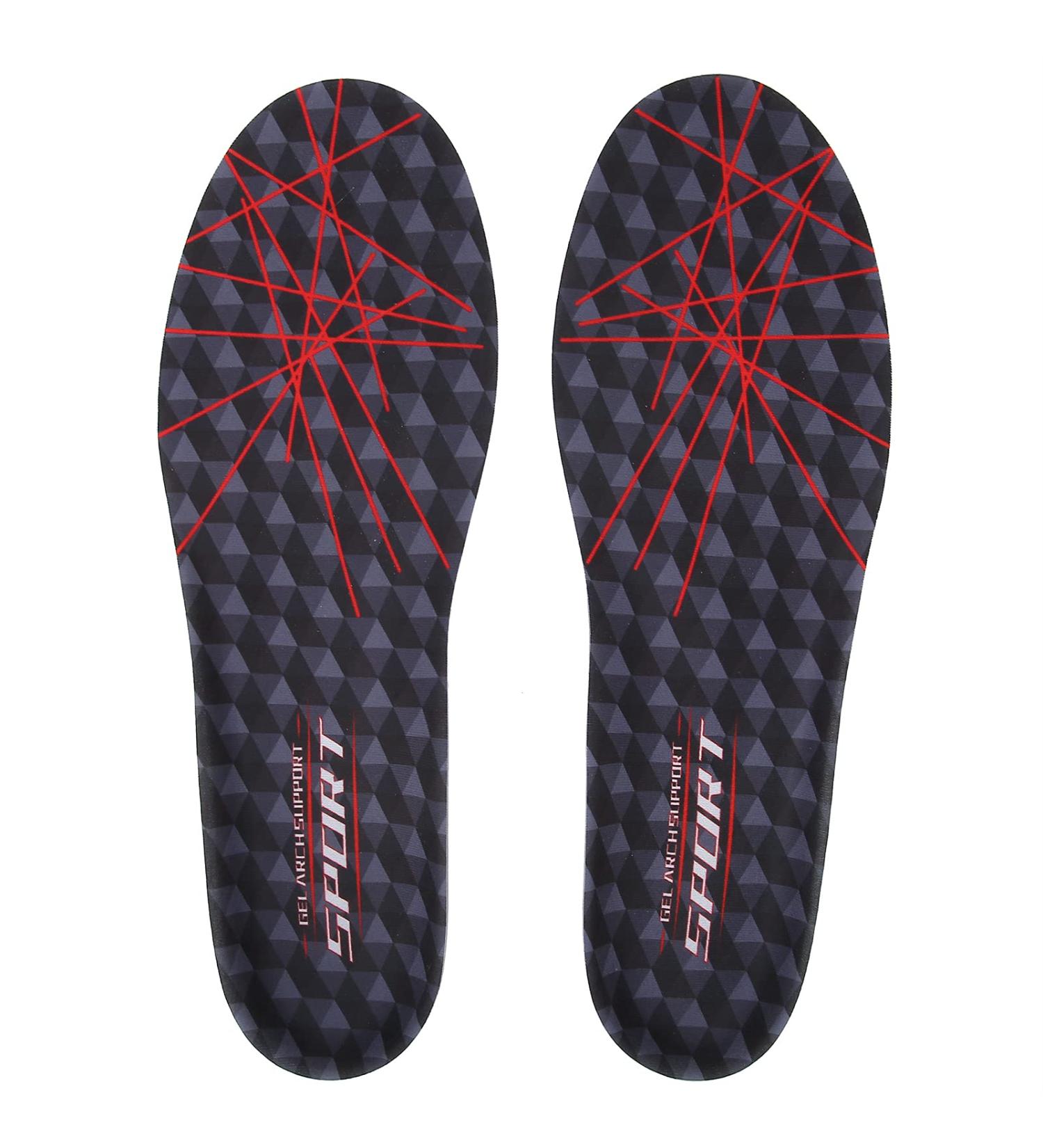 Arch Support Shoe Inserts - Orthotic Insoles for Men | Super Soft Cushioning & Shock Absorption | Ultimate Foot Care - Buy Online on GoSupps.com