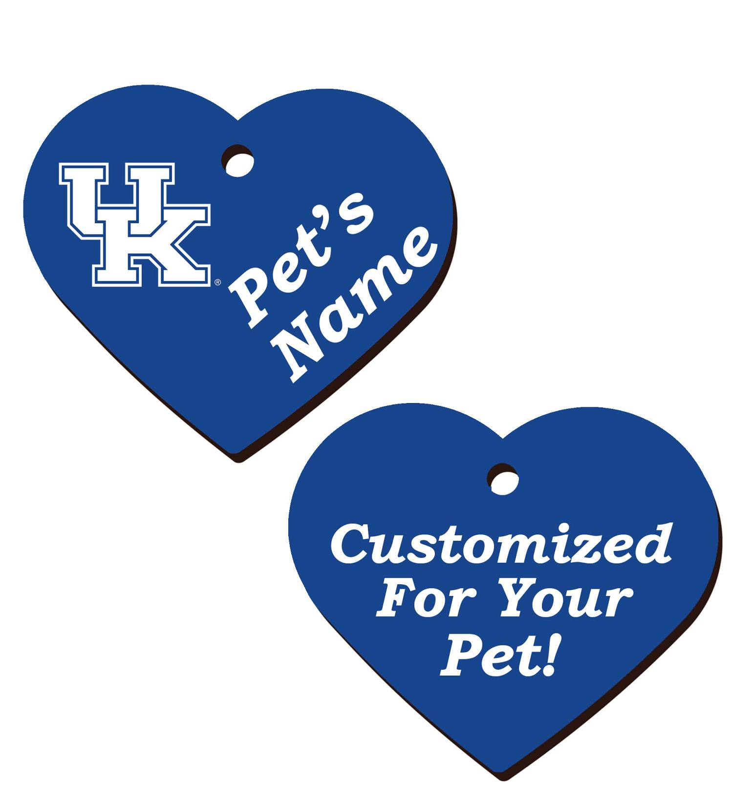 Kentucky Wildcats Pet ID Tag | 2-Sided for Dogs & Cats | Personalized & Officially Licensed - Buy Online on GoSupps.com