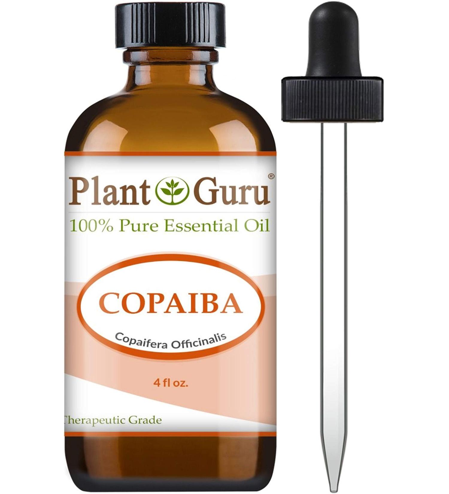 Plant Guru Copaiba Essential Oil 4 oz 100% Pure Undiluted Therapeutic Grade