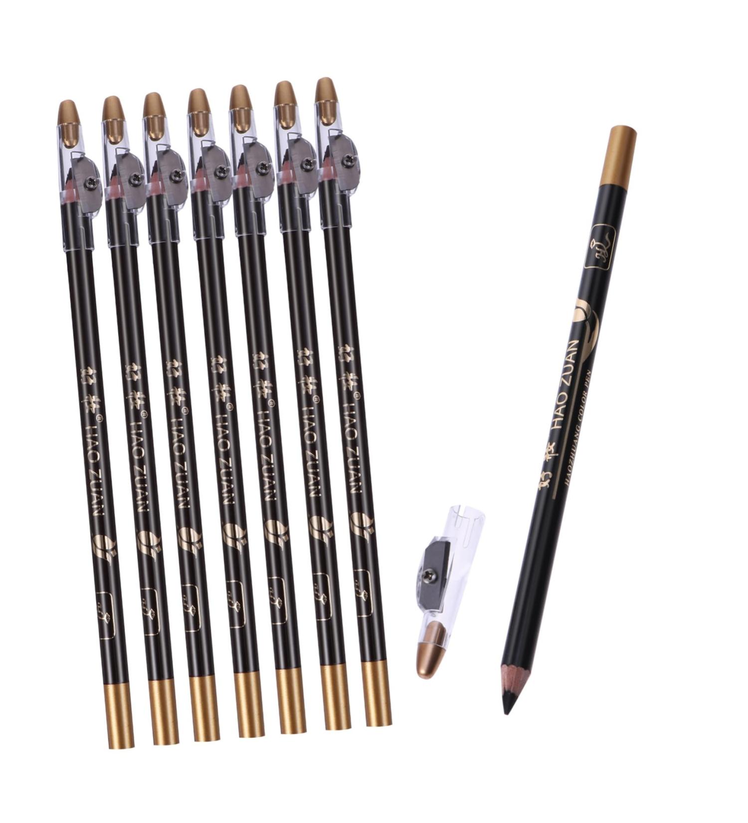 DOITOOL 16 pcs Makeup Pencil Pencils Girls A with Eyebrow Tool Built-in in Beauty Women for -in- 1 count (Pack of 1) Blackx2pcs - Buy Online on GoSupps.com