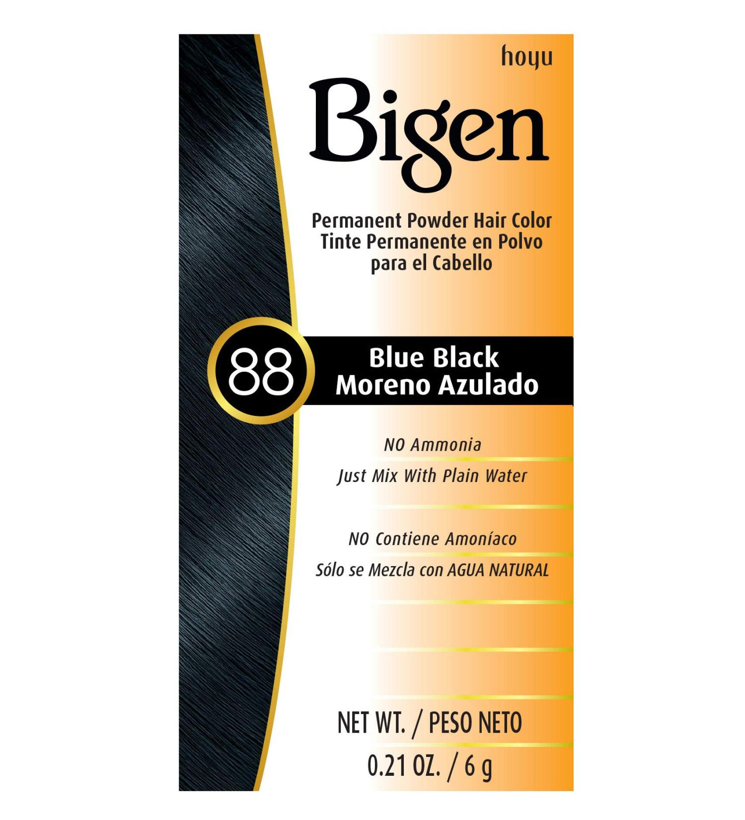 Buy #88 Blue Black Bigen Permanent Powder (3 Pack) - 0.63 Ounce | International Shipping Available - Buy Online on GoSupps.com
