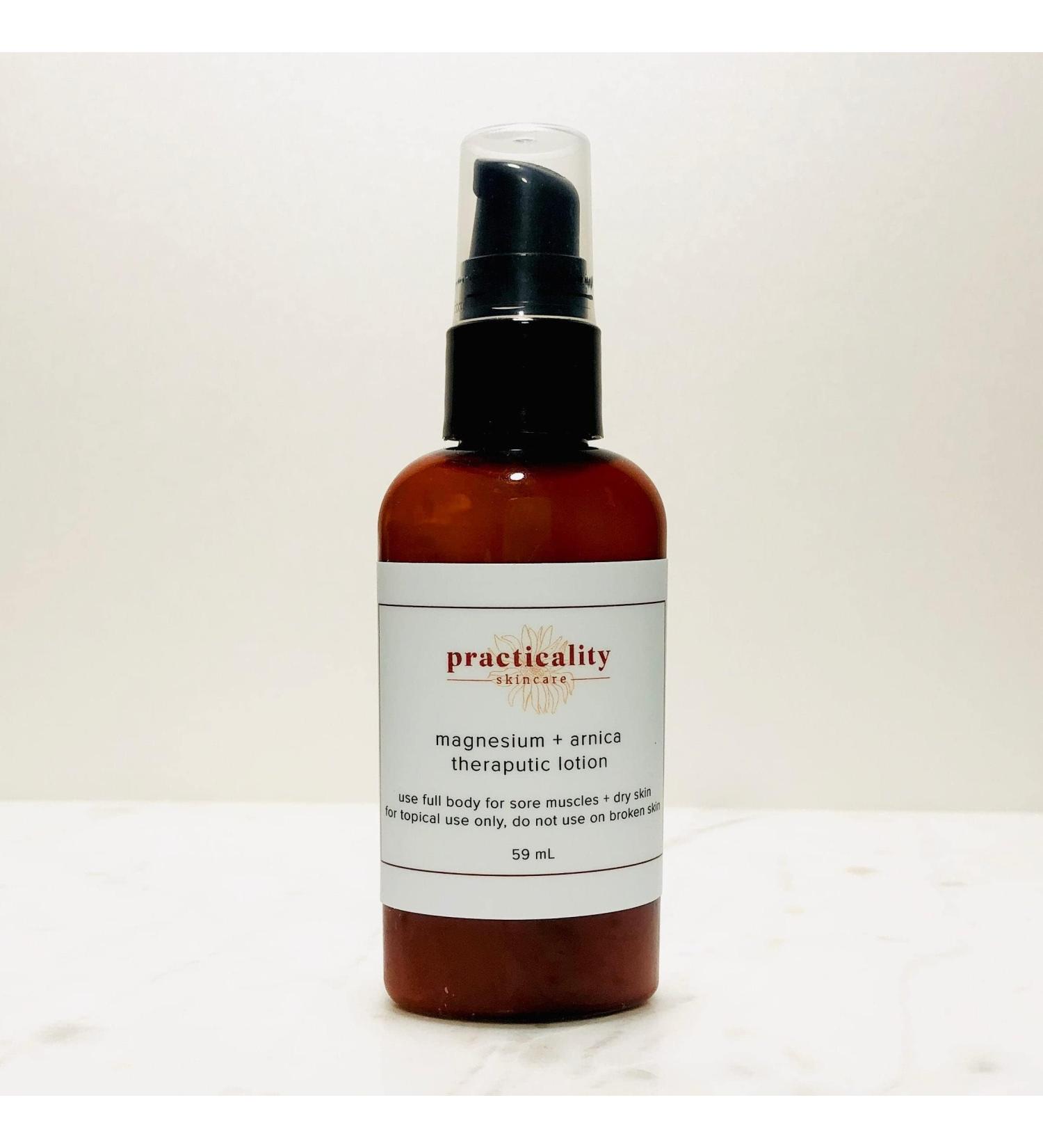 Practicality Magnesium and Arnica Therapeutic Lotion | Magnesium and Arnica Lotion for Muscle Comfort | for Muscle Massage and Relaxation | 1 Pc - Buy Online on GoSupps.com