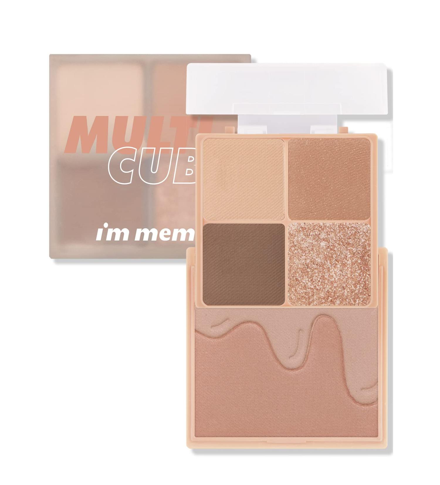 I m Meme Mini 2-in-1 Palette - Multi Cube | Portable 4 Eye-shadows & 2 Blushes - 05 Vanilla Double Shot 0.27 Oz - Shop Internationally - Buy Online on GoSupps.com