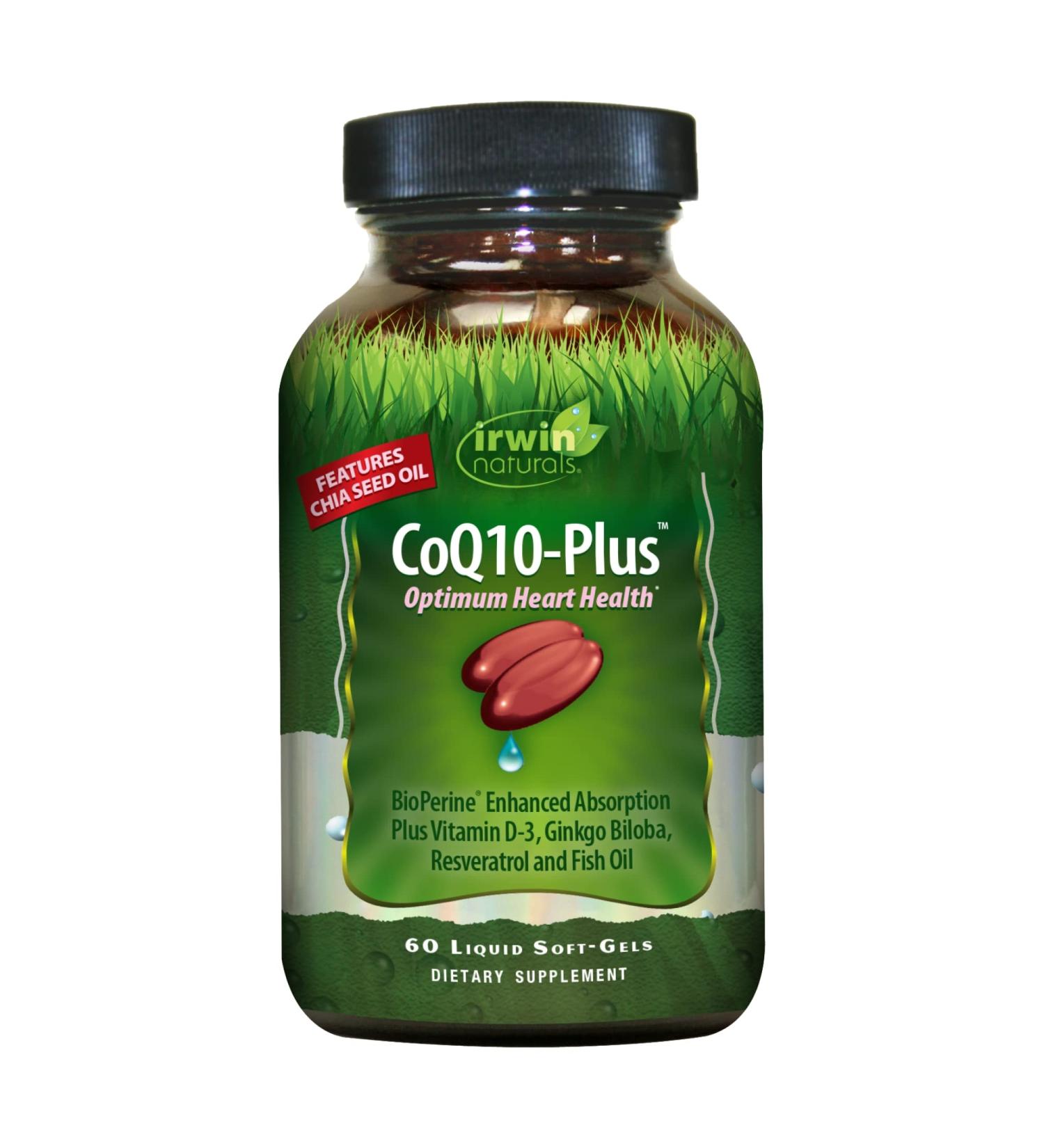 Buy Irwin Naturals CoQ10-Plus 60 Liquid Soft-Gels | Heart & Energy Support - Buy Online on GoSupps.com