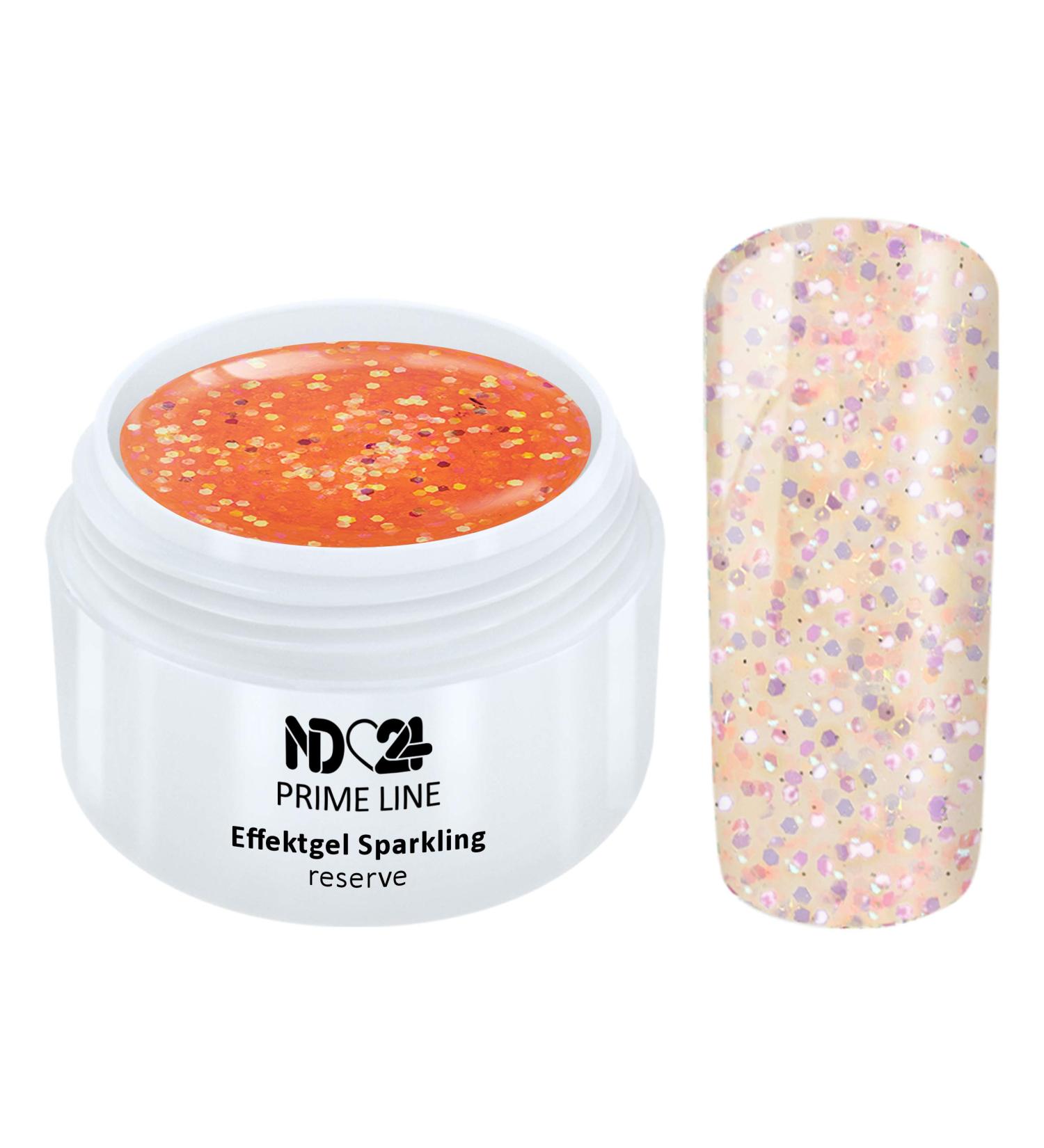 Prime Line - Uv Led Gel Reserve Glitter Glitter Mix - Made in Germany - 5ml