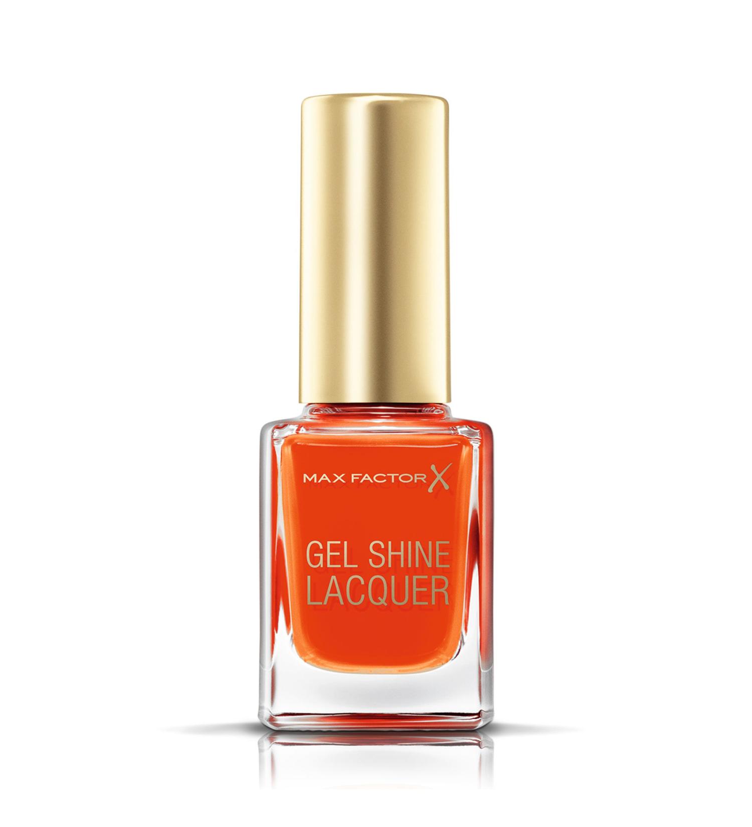 Max Factor Gel Shine Lacquer Nail Polish 11ml - Vivid Vermillion 20 - Buy Online on GoSupps.com
