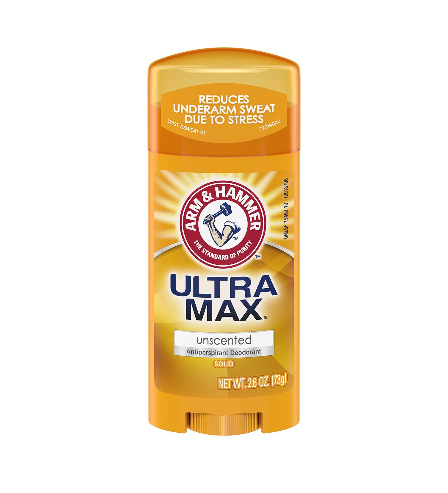 Arm & Hammer UltraMax Unscented Antiperspirant Deodorant for Women - 2.6 oz - Buy Online on GoSupps.com