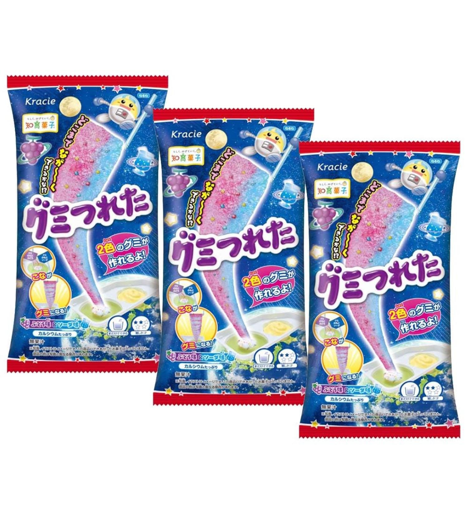DIY Gummy Kit Gummy fishing Grape and soda flavour 3pcs Kracie With MAIKO sticker Pio big bazar - Buy Online on GoSupps.com
