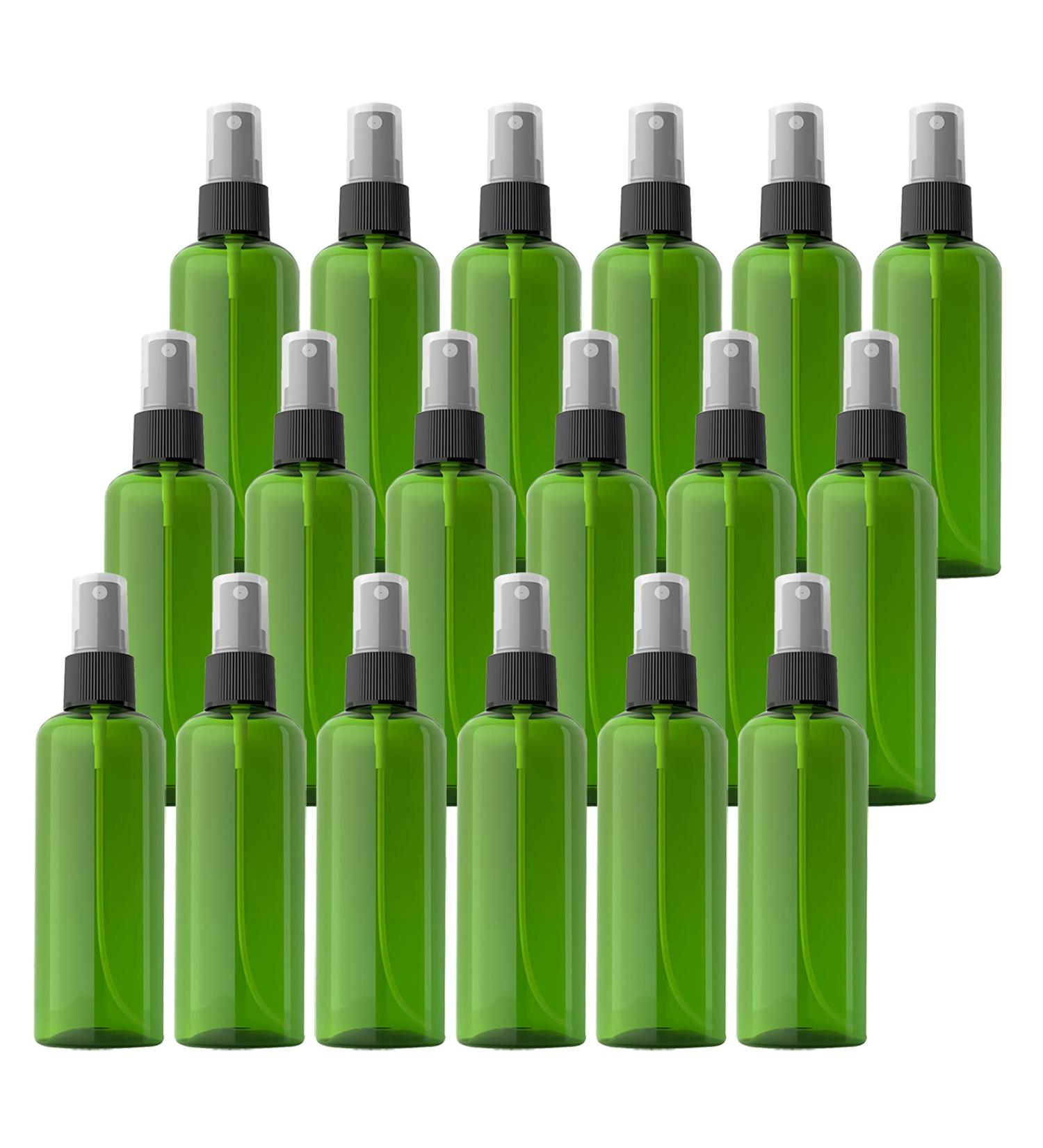 TIANZD 100 Pieces Empty 100 ml Green PET Plastic Fine Mist Pump Spray Bottles with Black Top Portable Sprayer for Perfume Water Cosmetic Travel Containers Refillable 2x Funnel - Buy Online on GoSupps.com