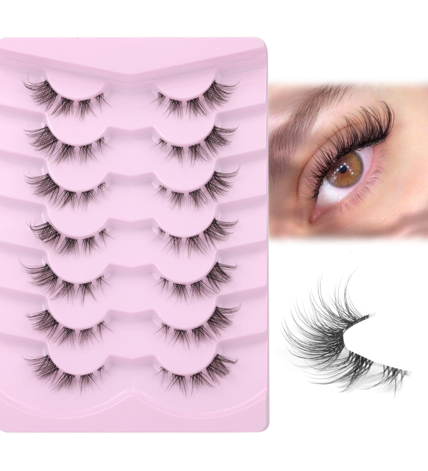 Shop Lvmixwig Fake Cat Eye Eyelash Extensions | Individual Cluster Lashes | Natural Look False Eyelashes - International Shipping Available - Buy Online on GoSupps.com