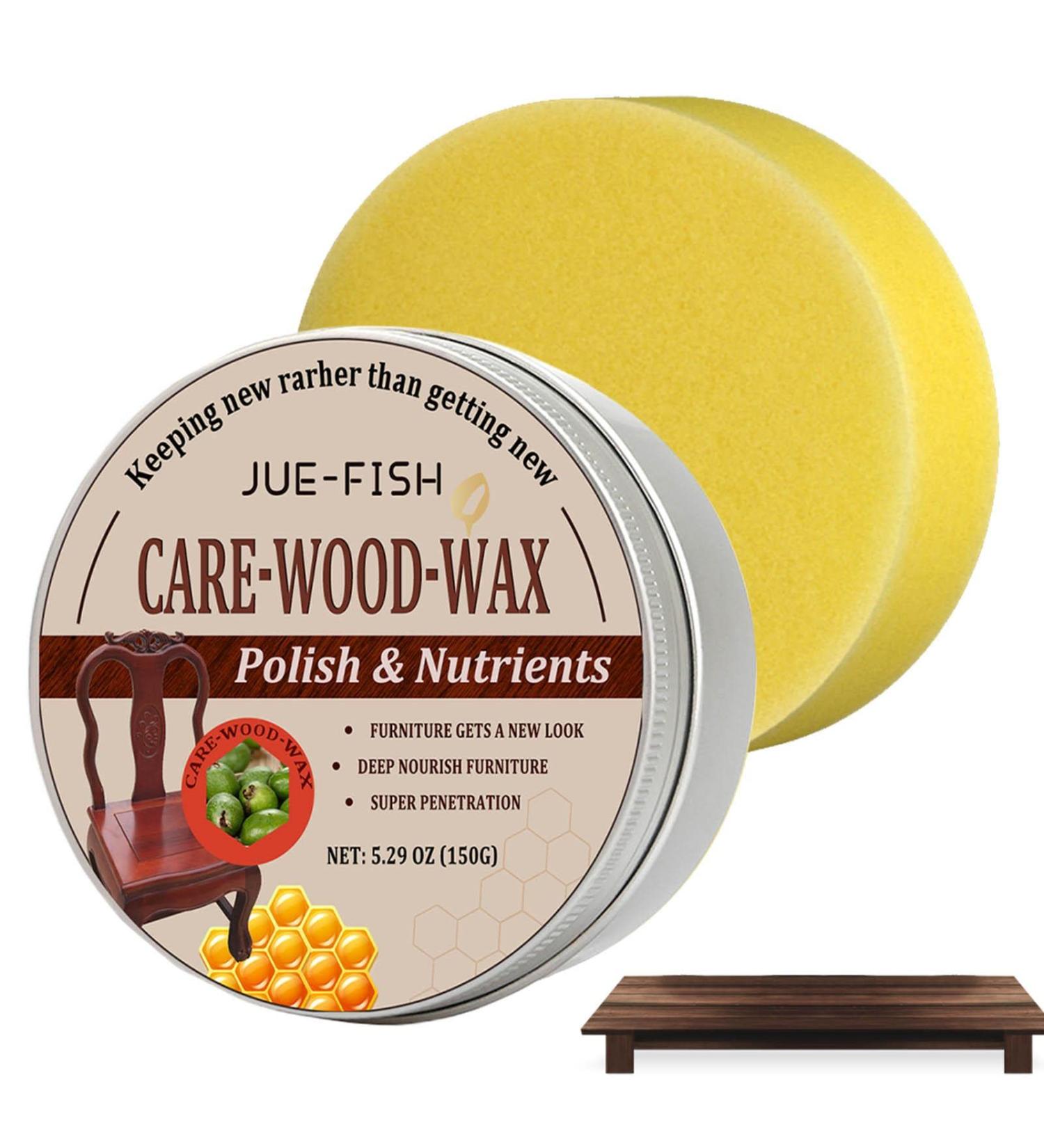 Beeswax Furniture Polish Green Healthy Safe Environmental Wood Wax - Beeswax Furniture Care with Protective Layer Wood Cleaner for Tables Doors Cabinets Wood Floors Restore Shiny Finish Dobooo - Buy Online on GoSupps.com
